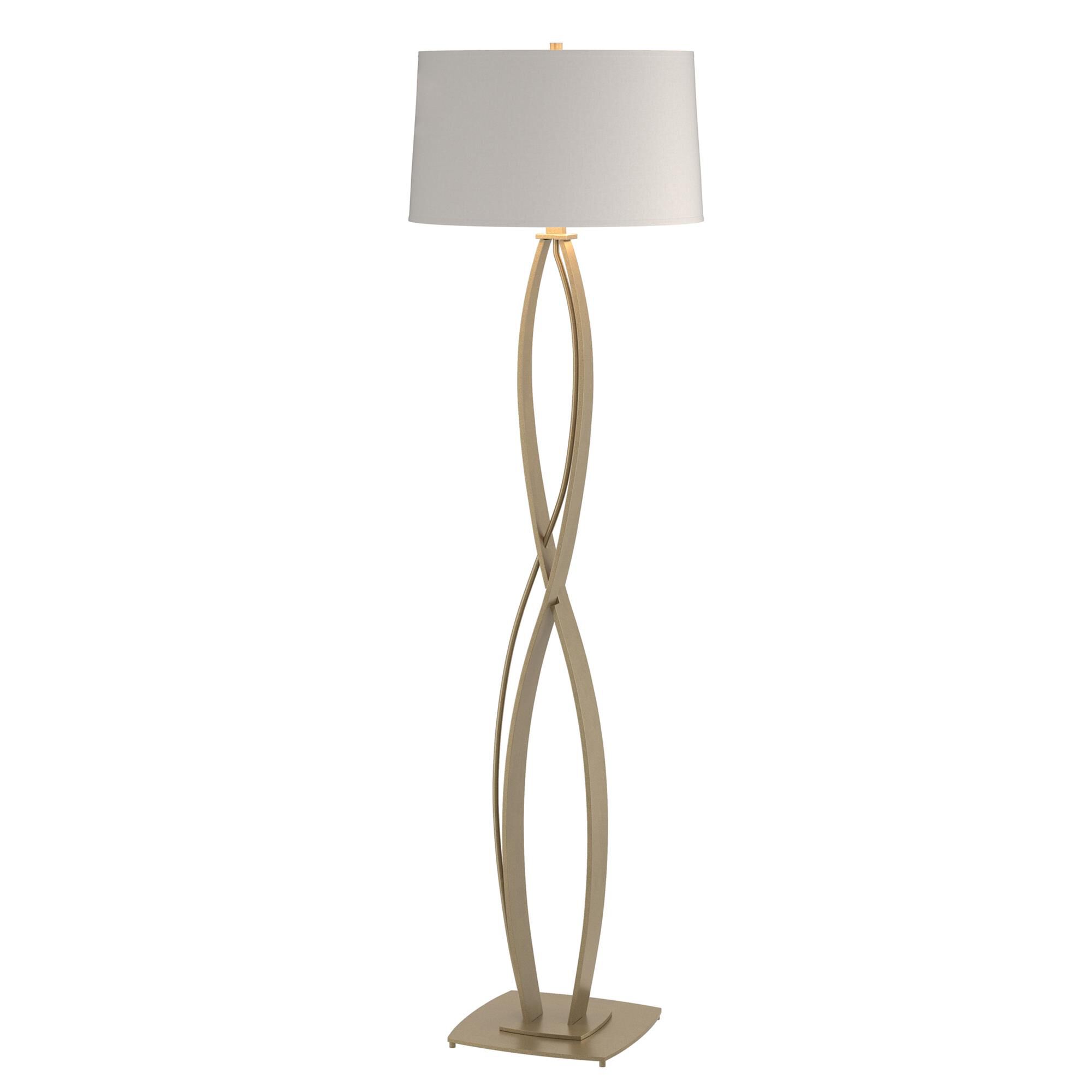 Shown in Soft Gold finish and Flax shade