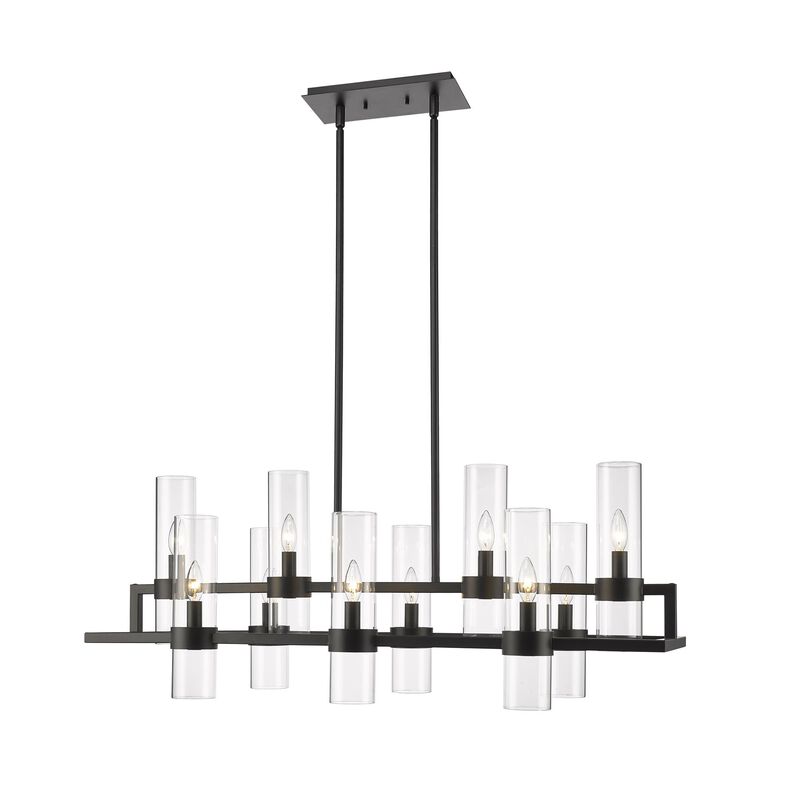 Datus 42 Inch 10 Light Linear Suspension Light by Z-Lite