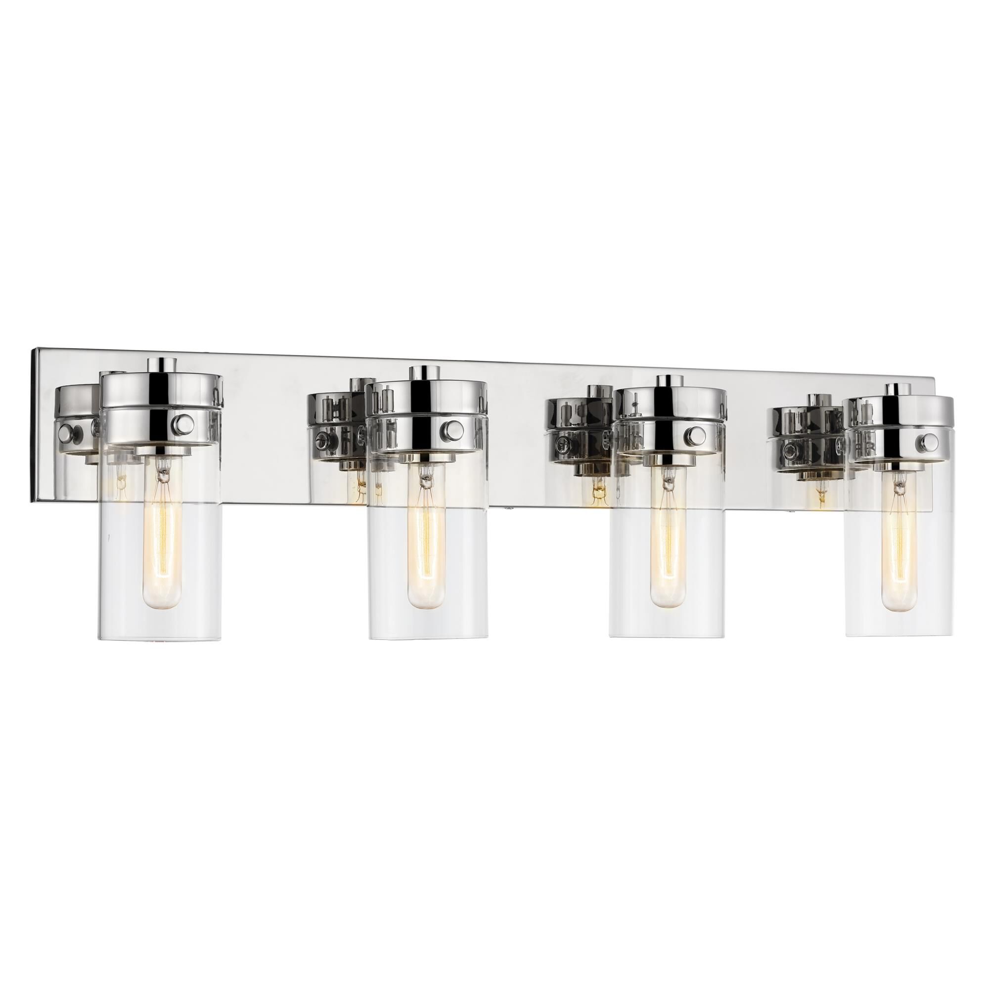 Intersection 30 Inch 4 Light Bath Vanity Light by Nuvo Lighting