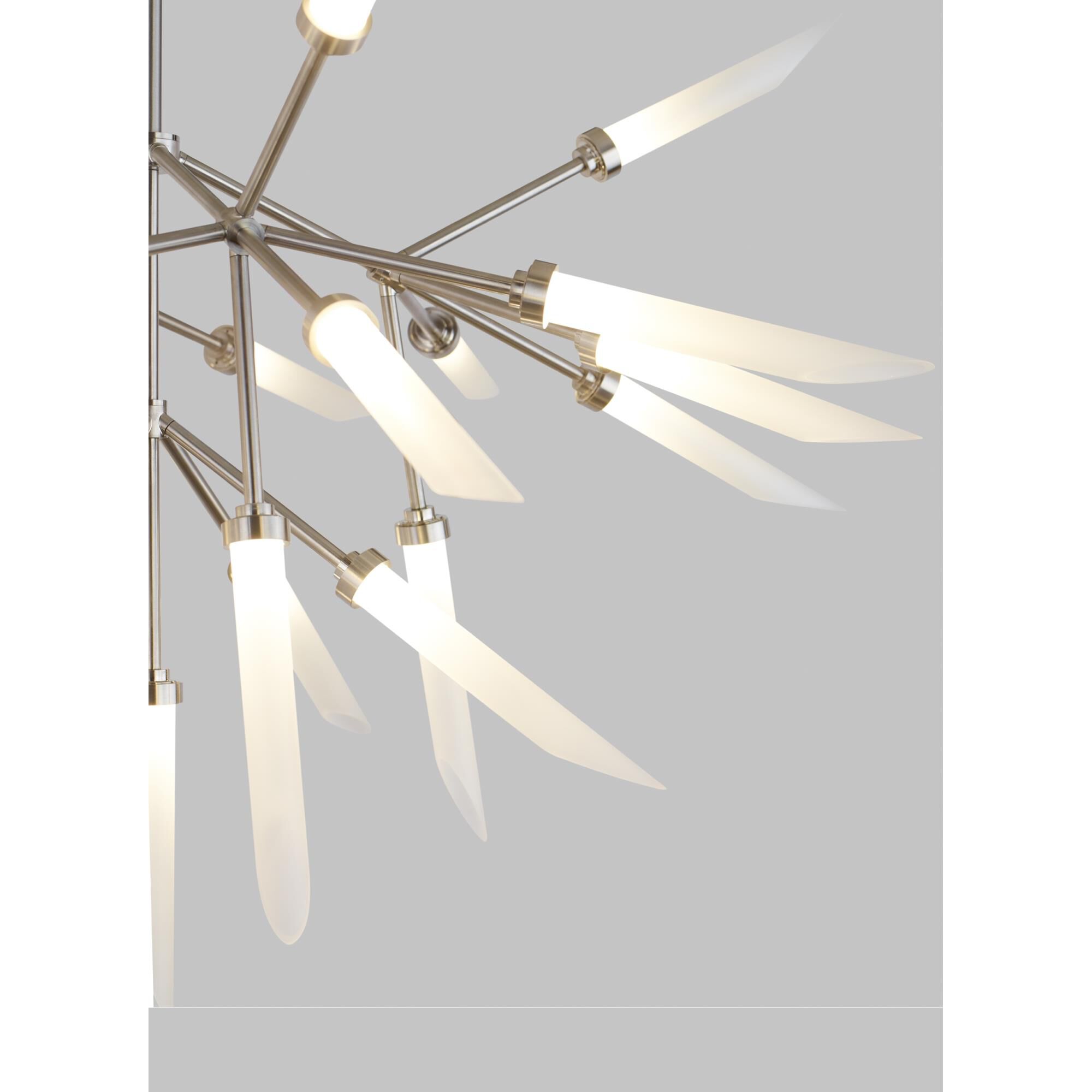 Shown with Frost glass and Frosted Glass Flute shade