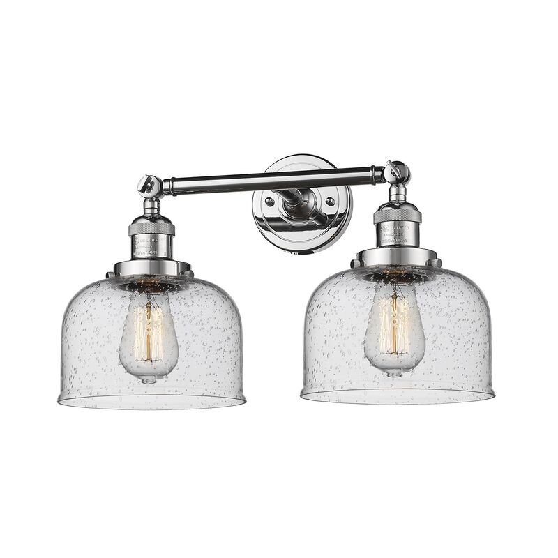 Bruno Marashlian Large Bell 19 Inch 2 Light Bath Vanity Light by Innovations Lighting