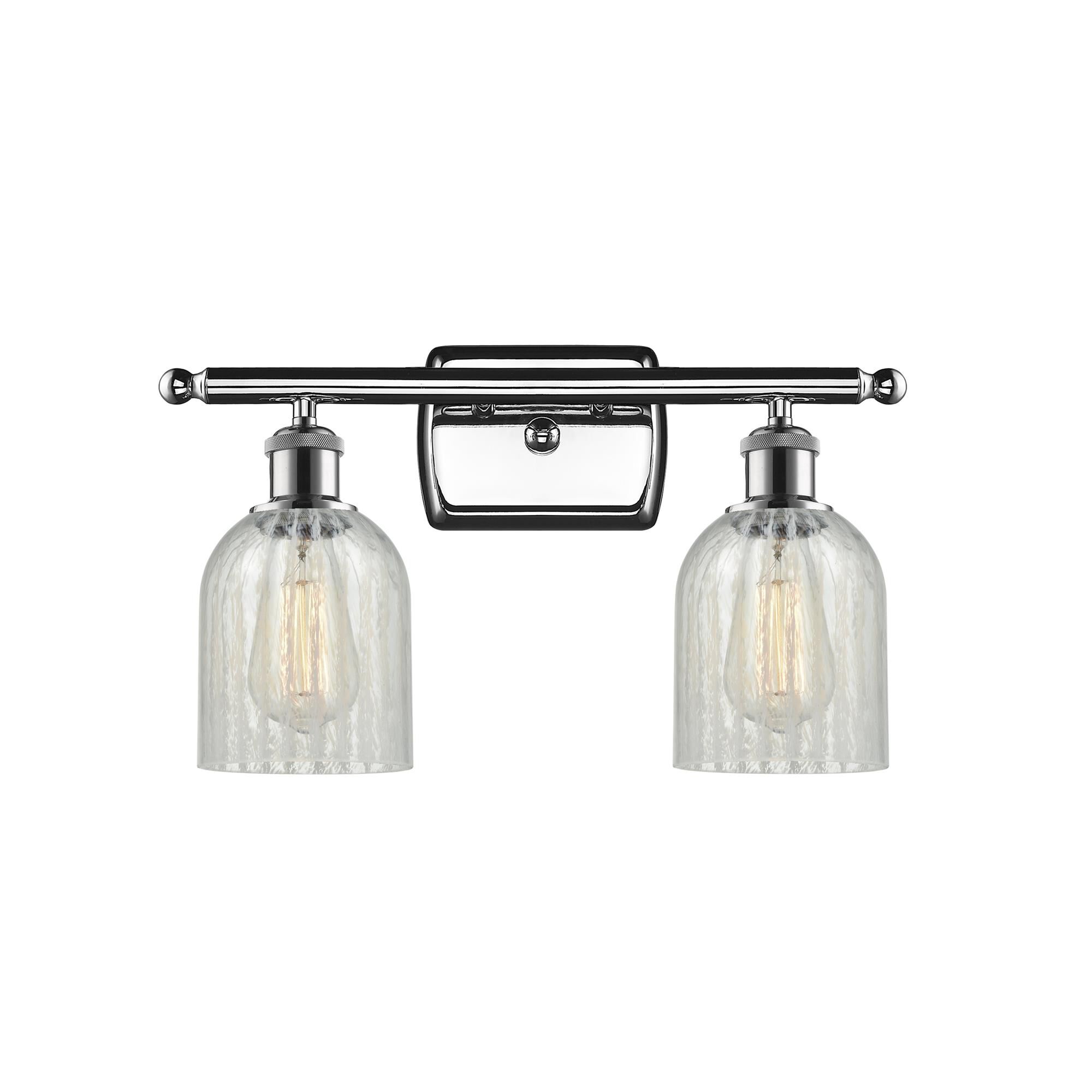 Shown in Polished Chrome finish and Mouchette glass