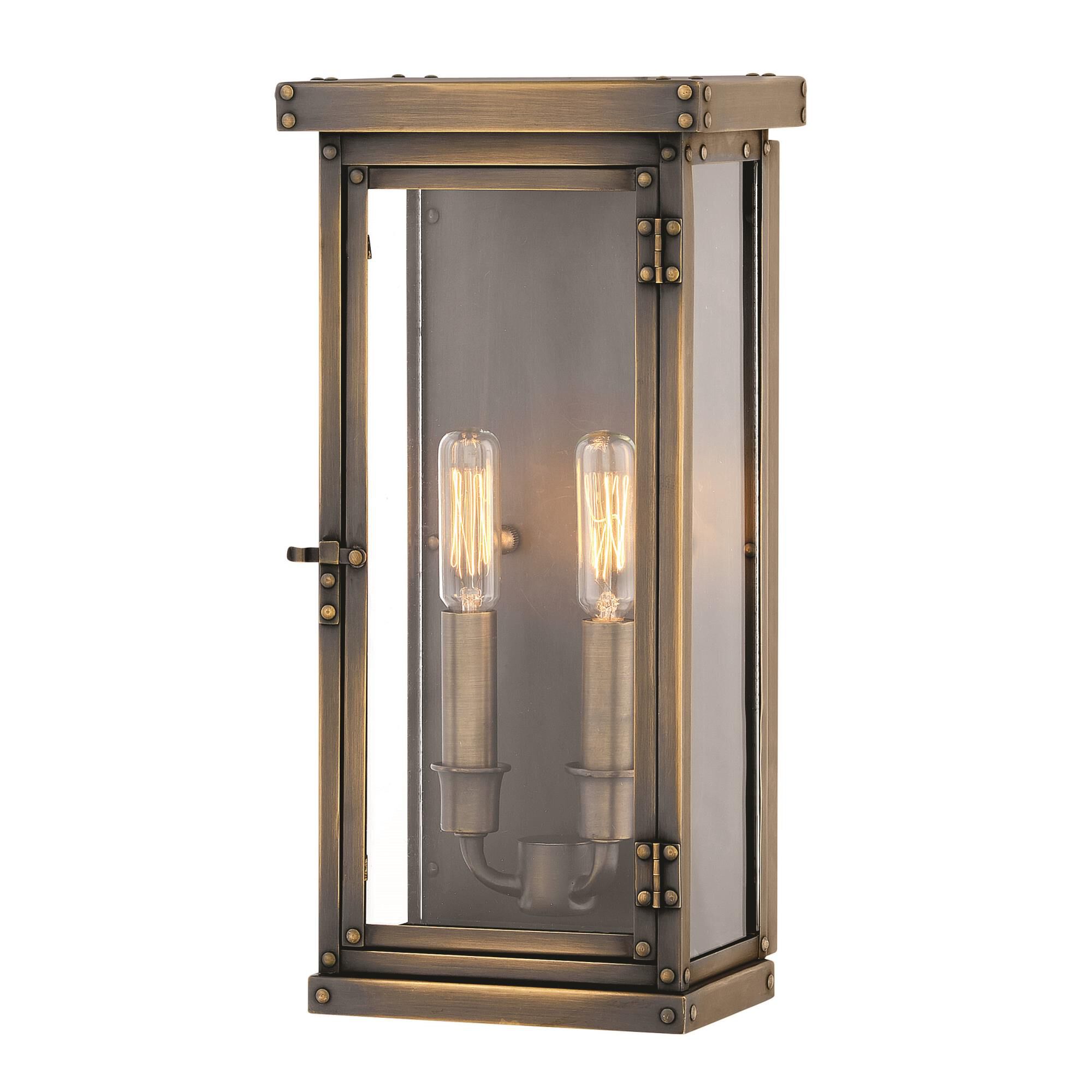 Hamilton 14 Inch Tall 2 Light Outdoor Wall Light by Hinkley Lighting