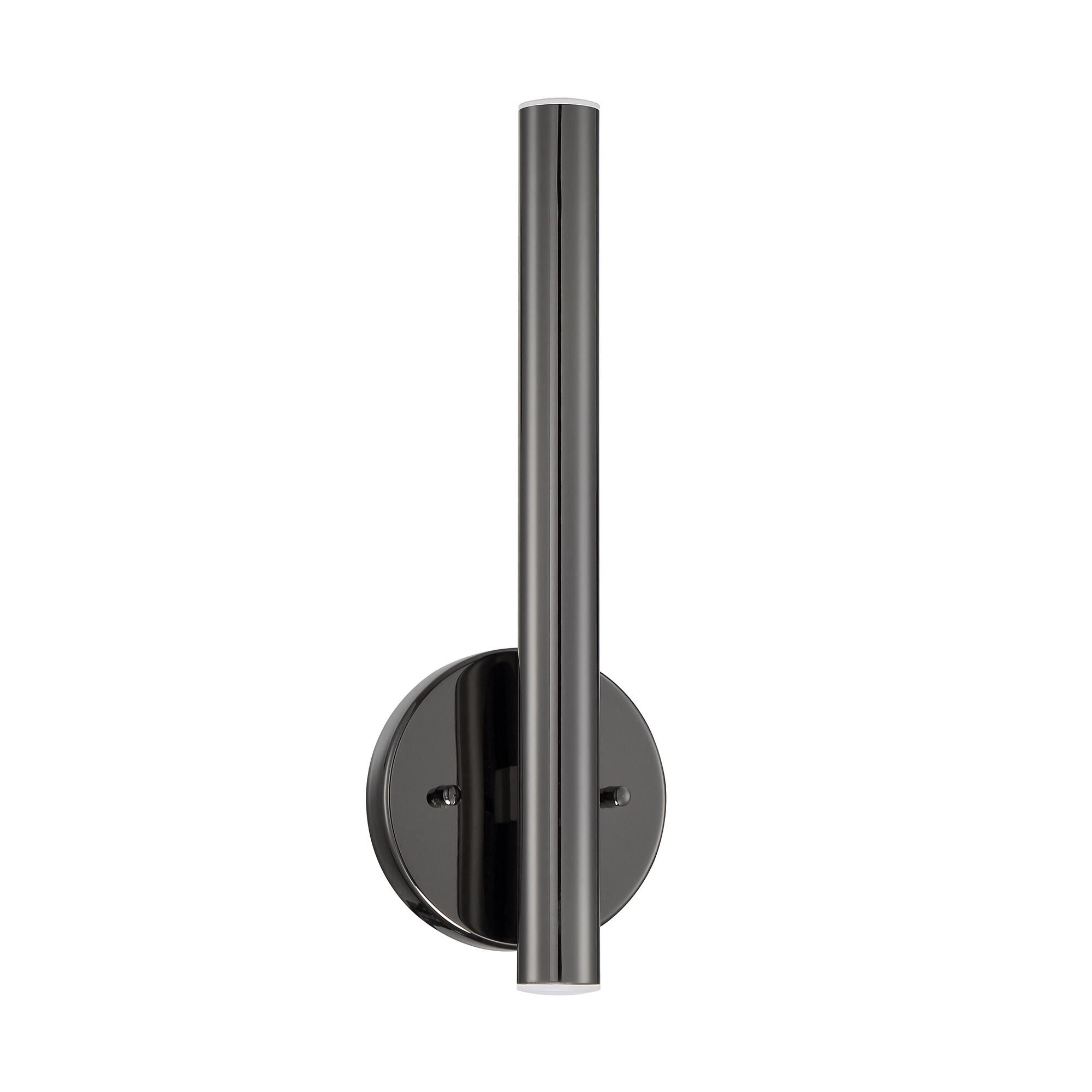 Shown in Pearl Black finish and Steel glass and Steel shade