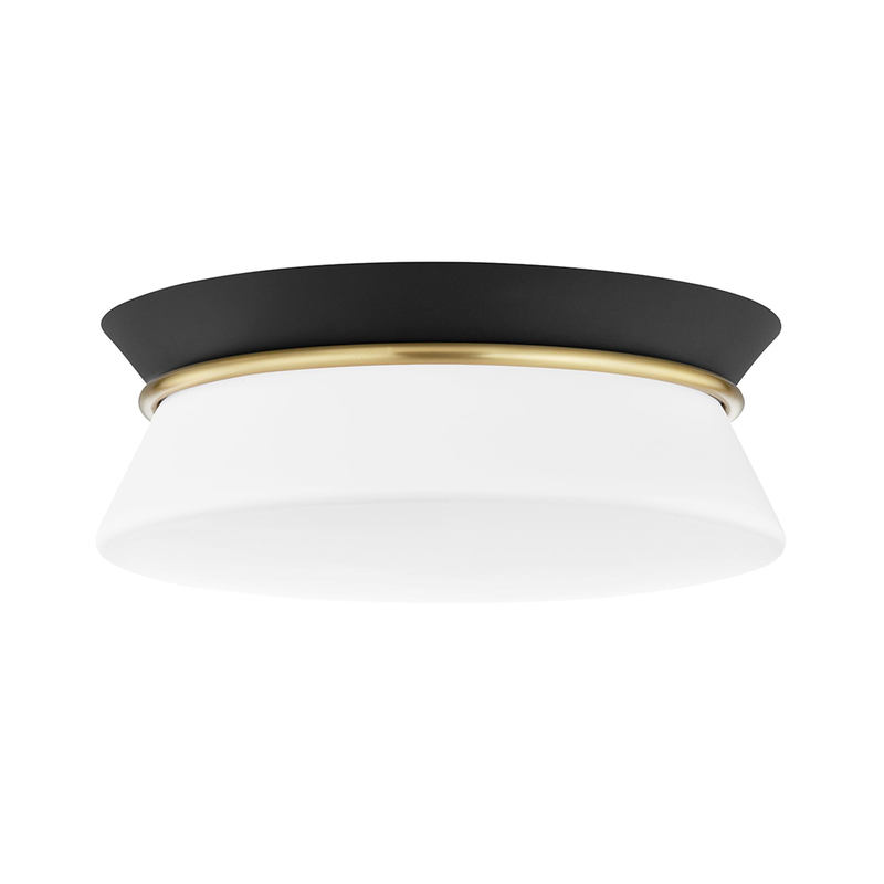 Cath 13 Inch 2 Light Flush Mount by Mitzi