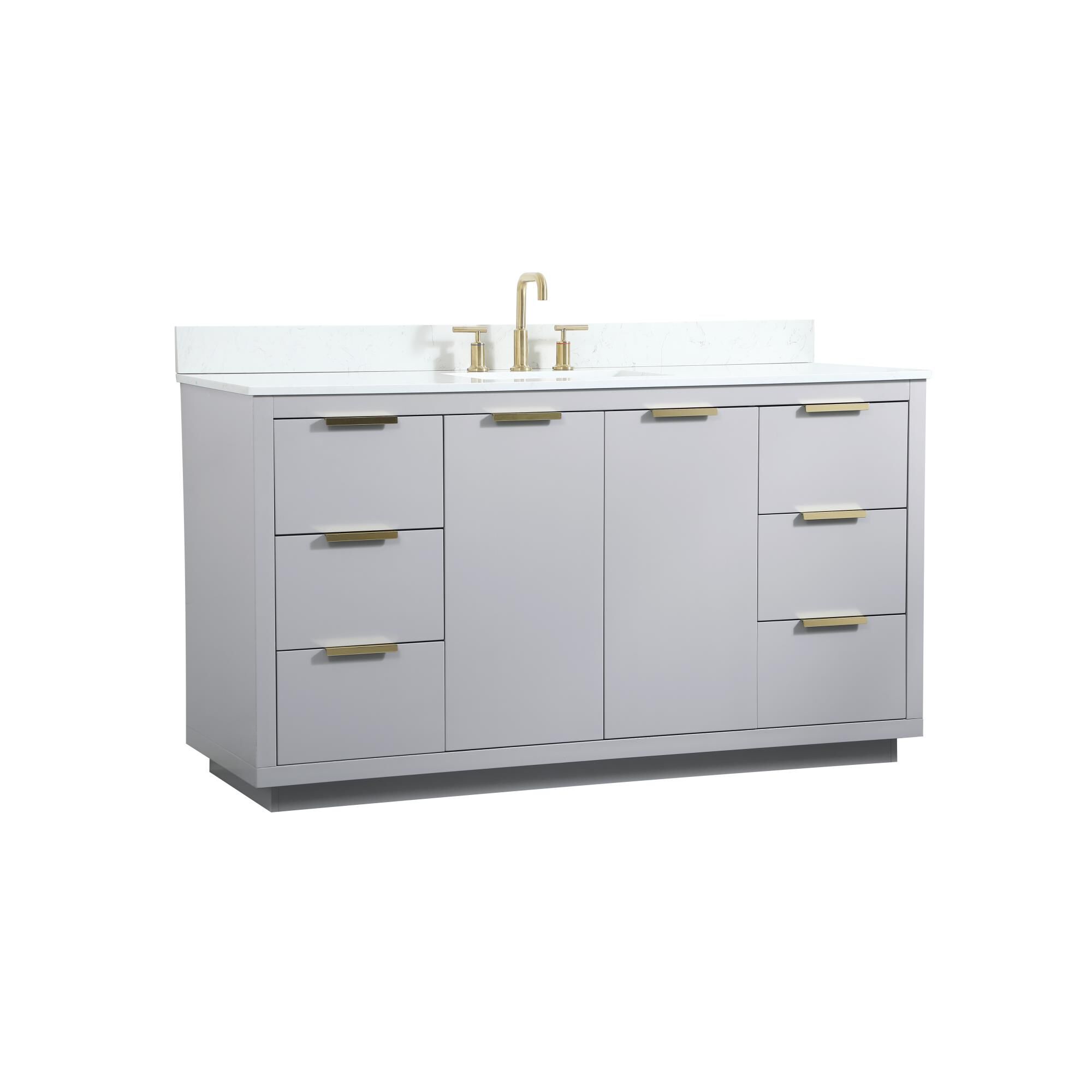 Blake 60 Inch Bath Vanity by Elegant Decor