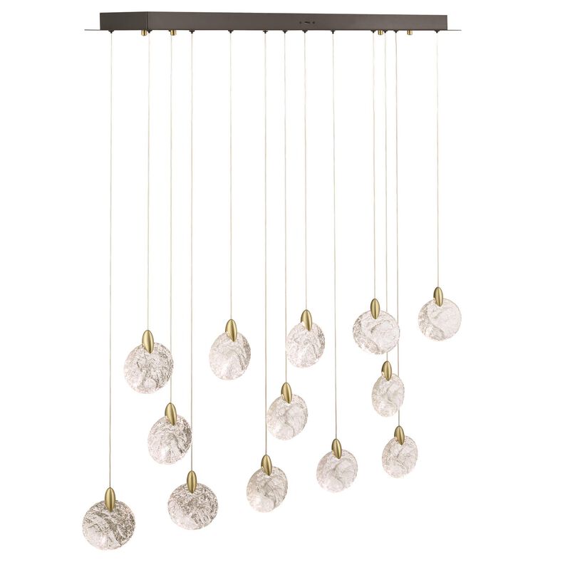 Snowflake 40 Inch Linear Suspension Light by Artcraft
