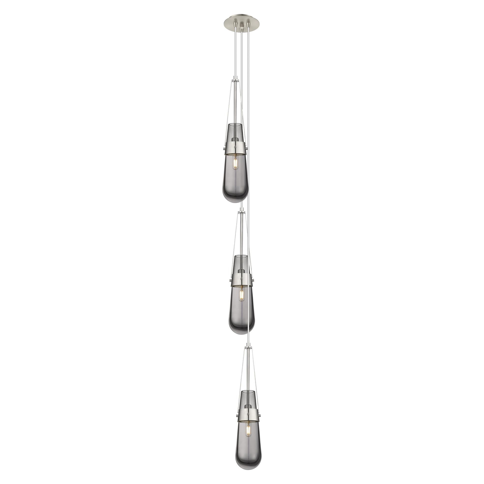 Bruno Marashlian Milan 6 Inch 3 Light Multi Light Pendant by Innovations Lighting