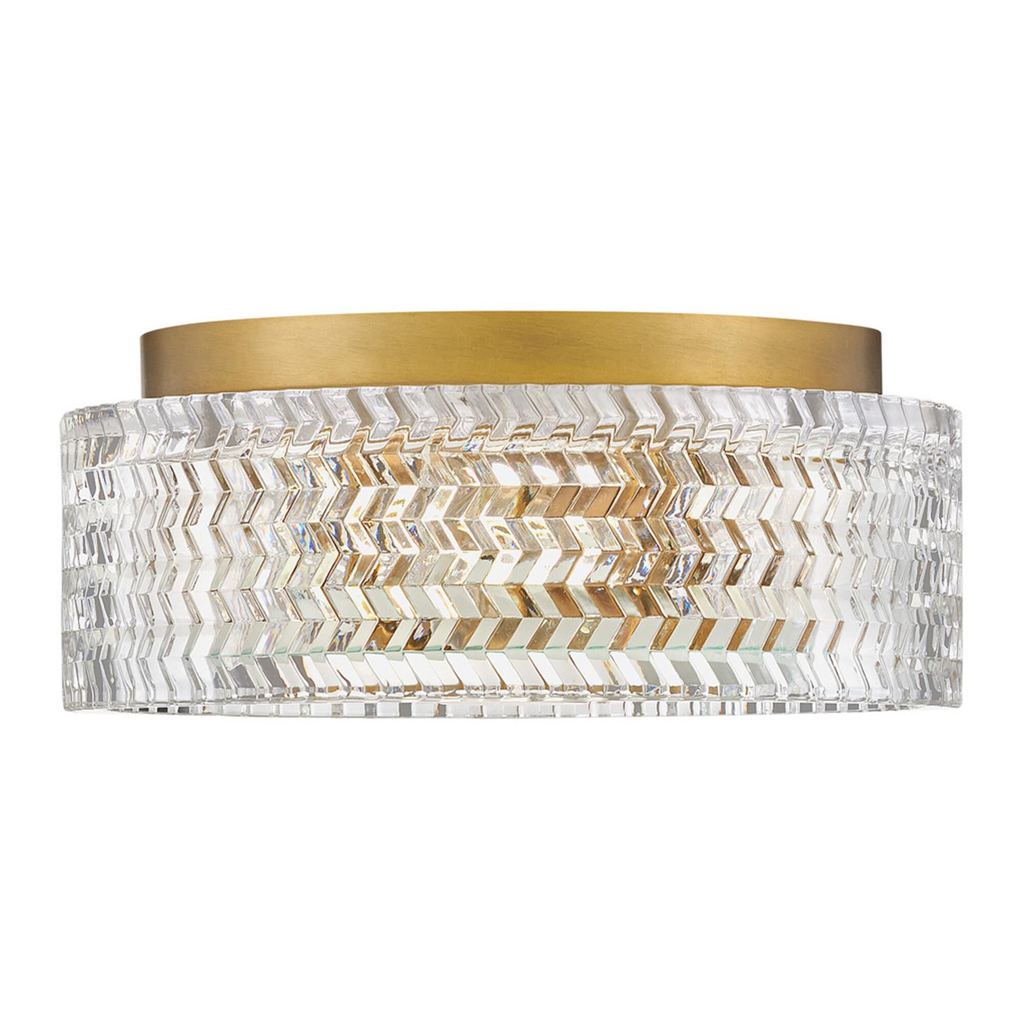 Elle 12 Inch 2 Light Flush Mount,