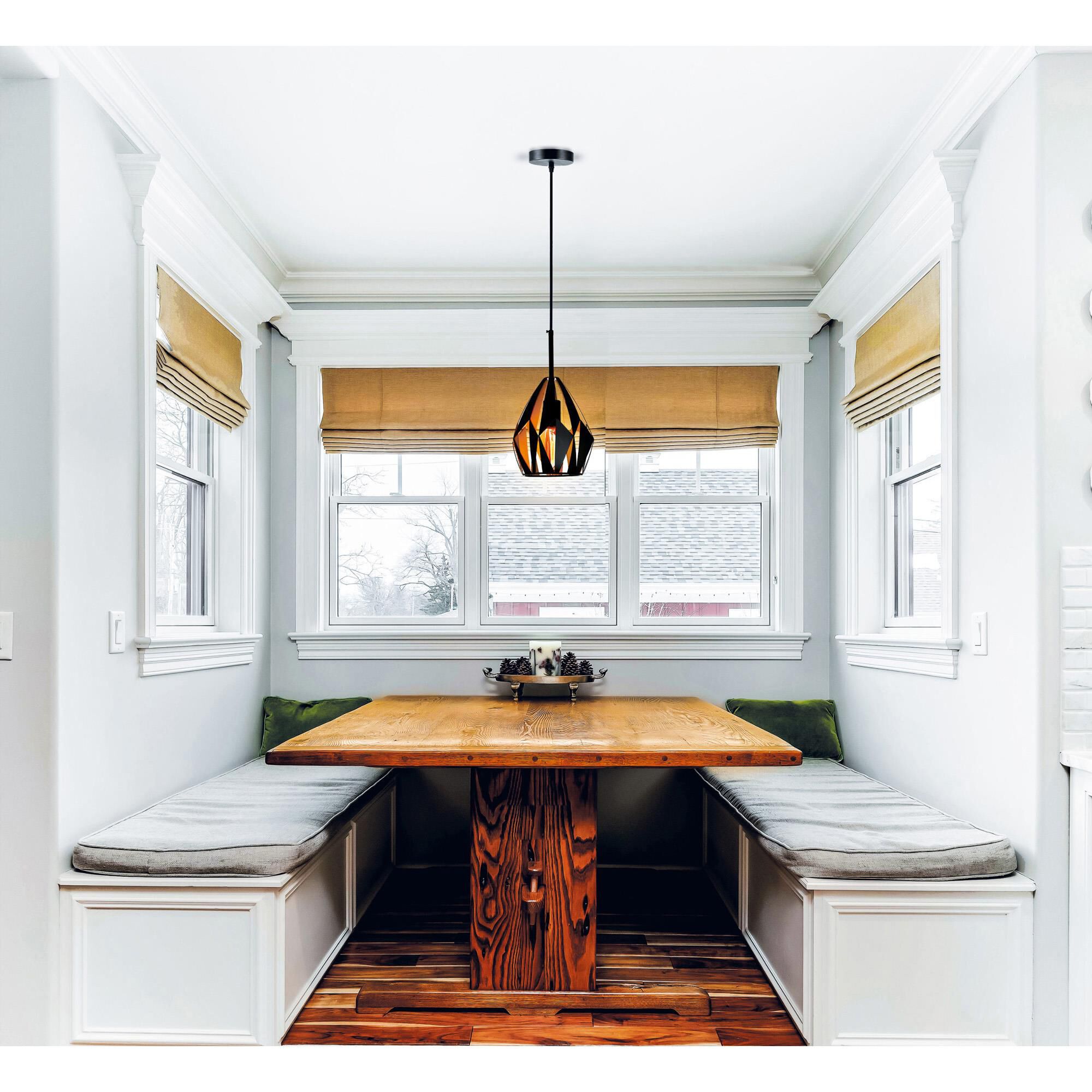 Shown in Black and Copper finish