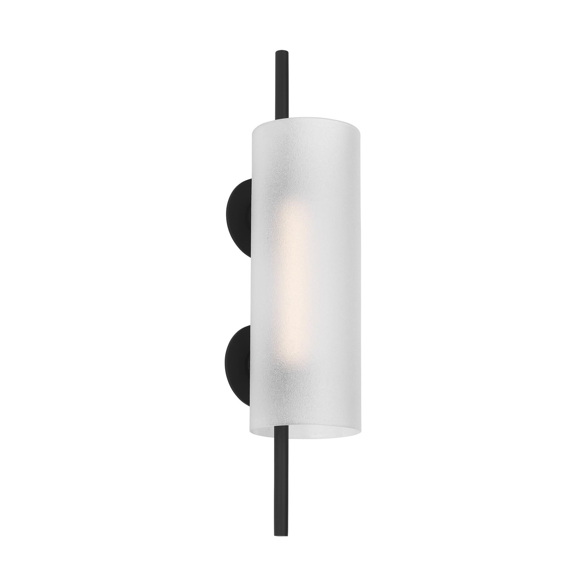 Shown in Nightshade Black finish and Etched glass