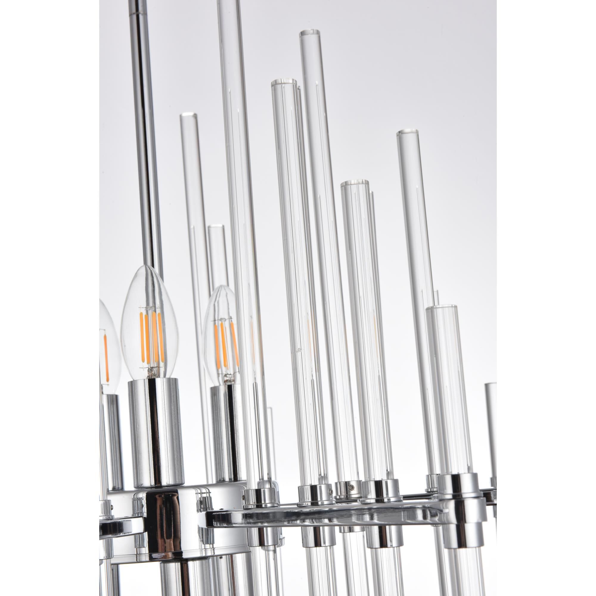 Sienna 23 Inch 6 Light Chandelier by Elegant Lighting