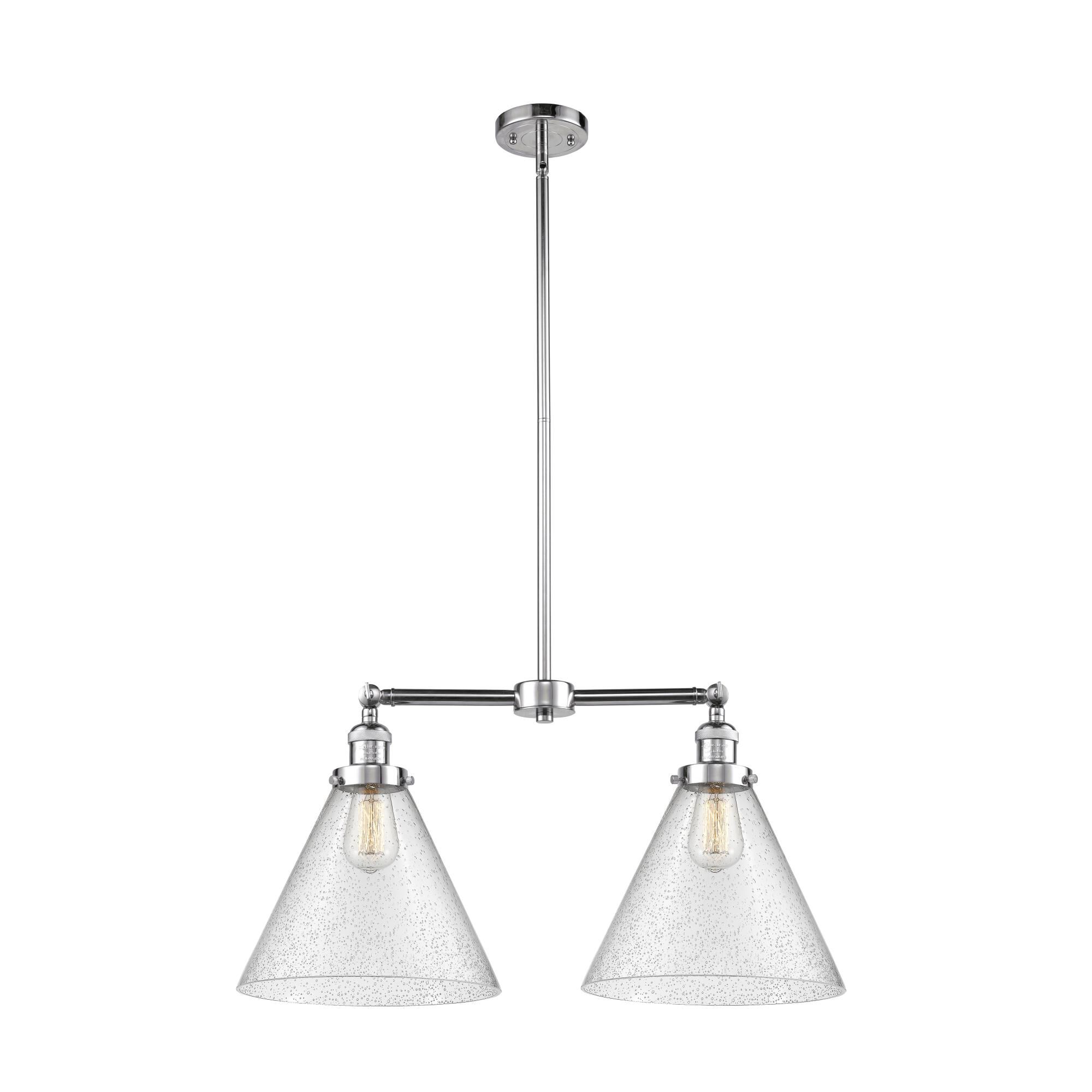 Bruno Marashlian X-Large Cone 21 Inch 2 Light Mini Chandelier by Innovations Lighting