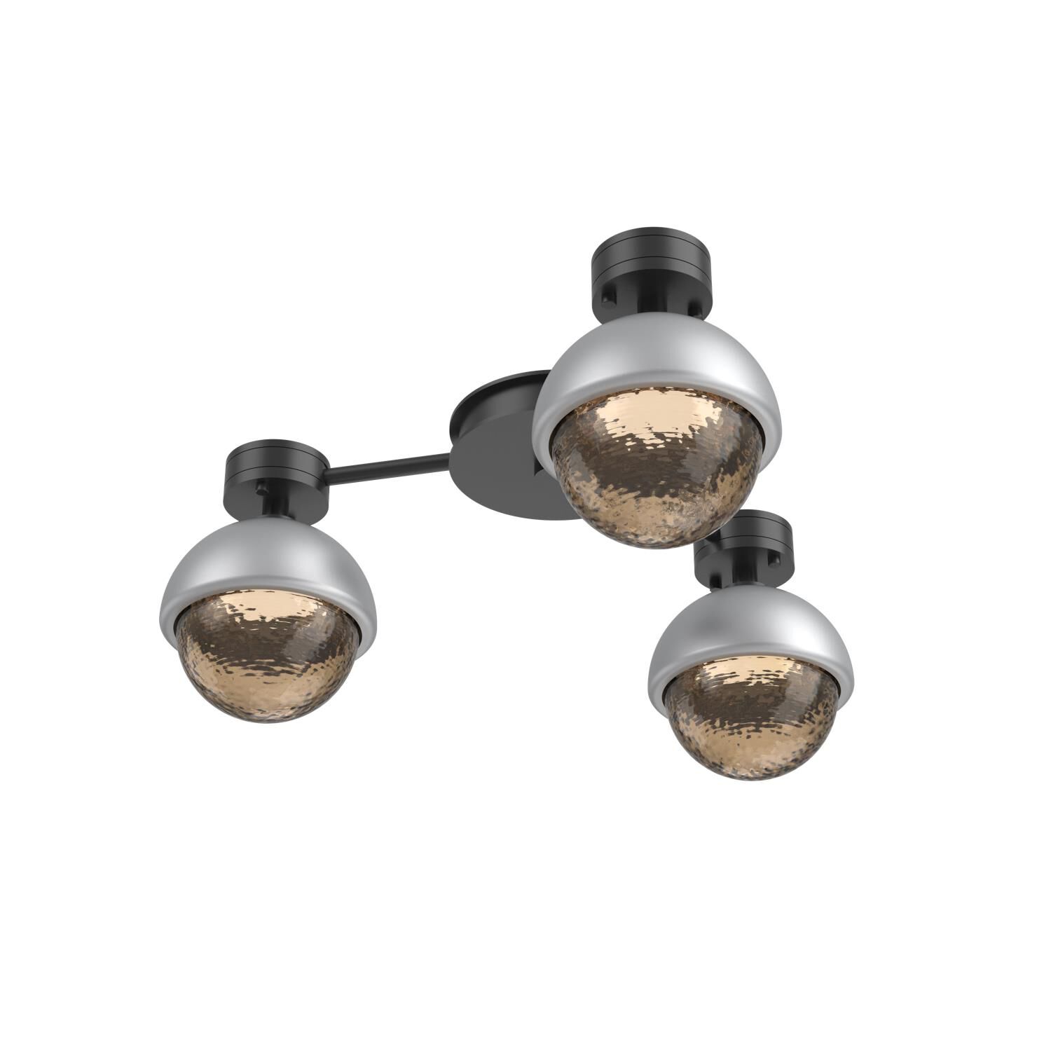 Shown in Matte Black finish and Bronze glass and Classic Silver accent