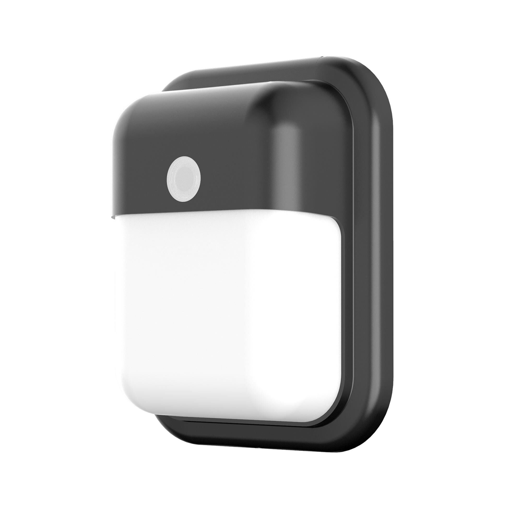 Shown in Black finish and White Polycarbonate shade
