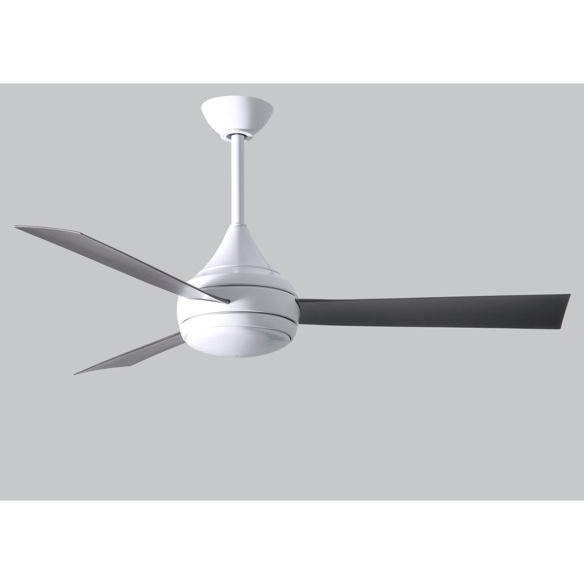 Donaire Outdoor Coastal Wet Rated 52 Inch Ceiling Fan with Light Kit by Matthews Fan Company