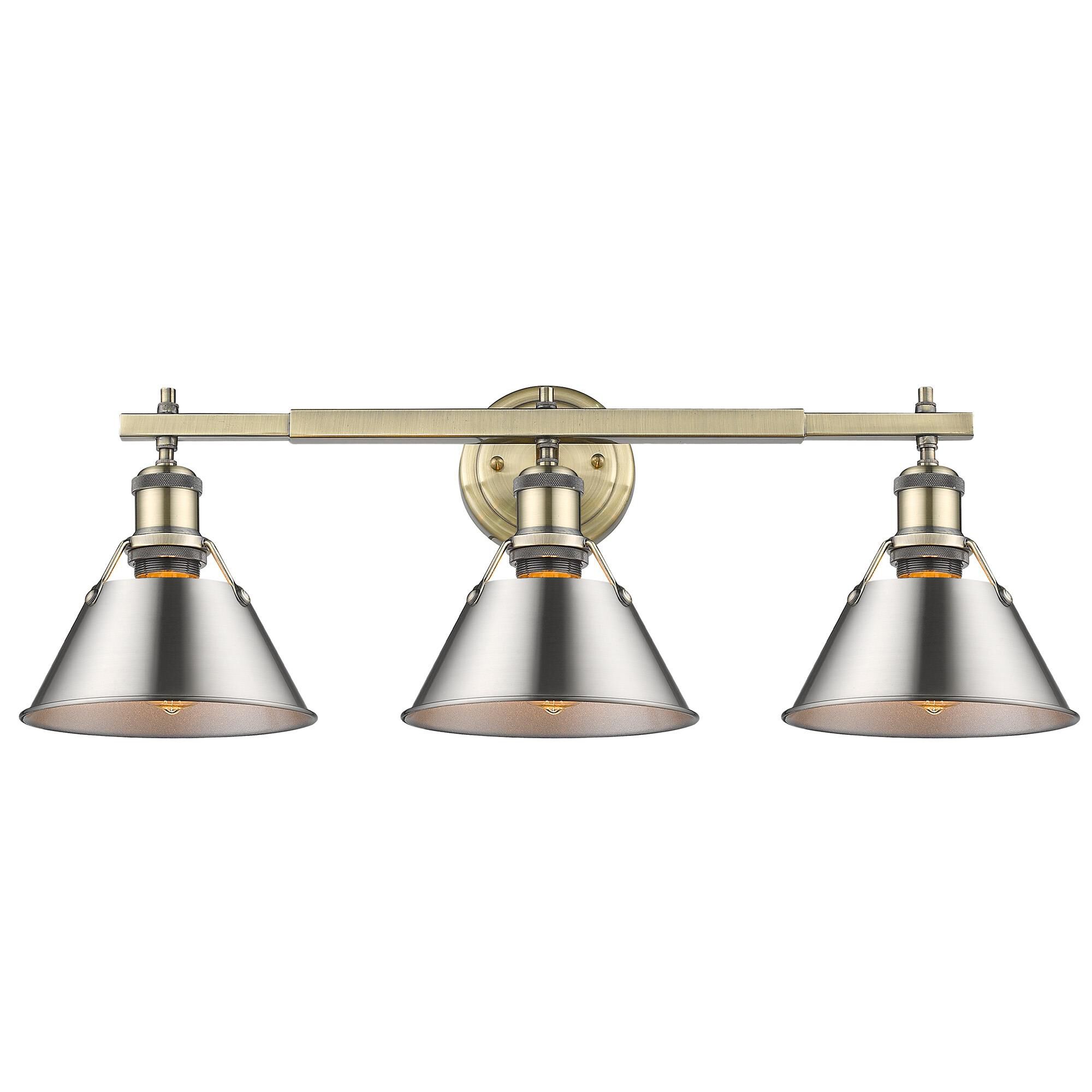 Orwell 27 Inch Bath Vanity Light by Golden Lighting