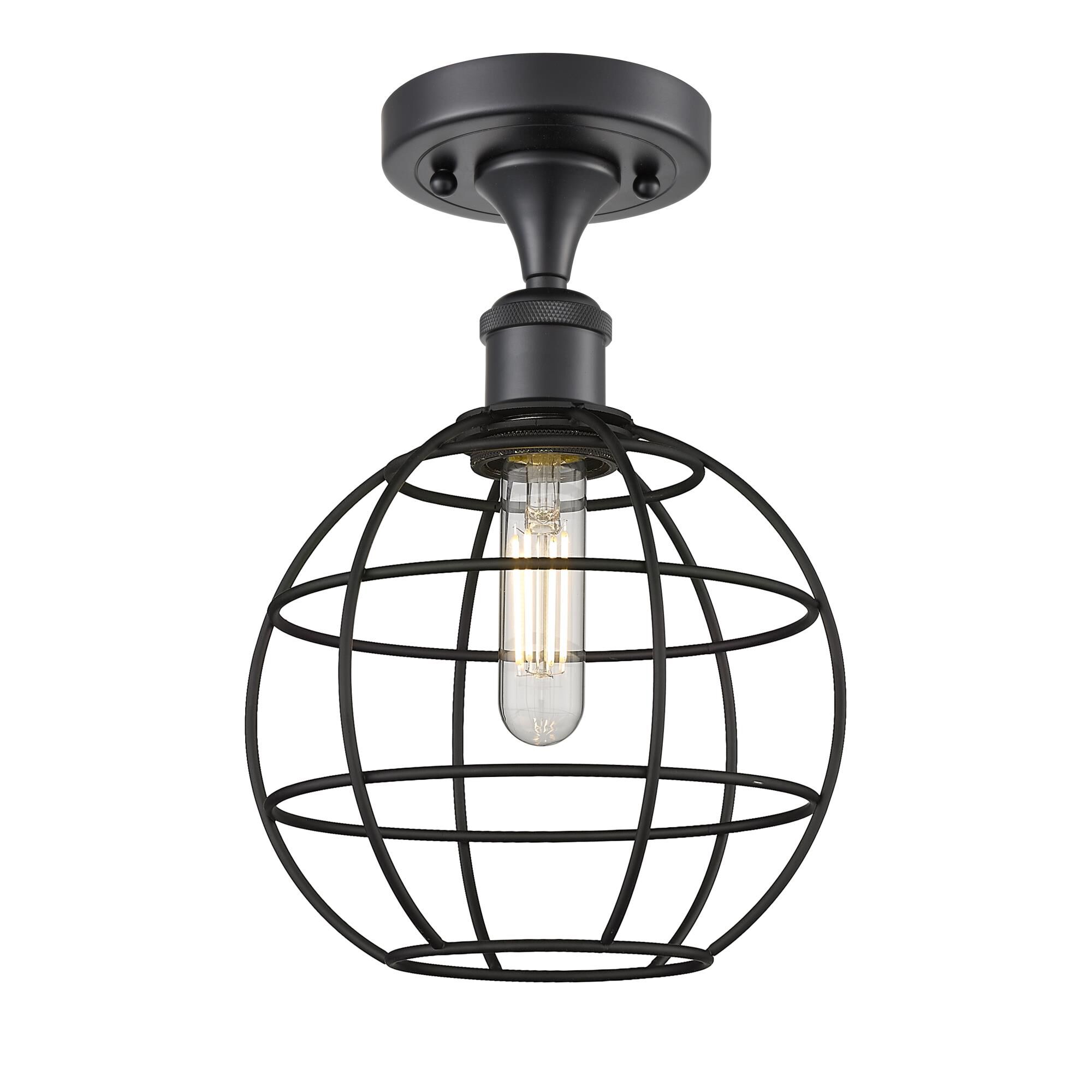 Bruno Marashlian Lake Placid 8 Inch 1 Light Semi Flush Mount by Innovations Lighting