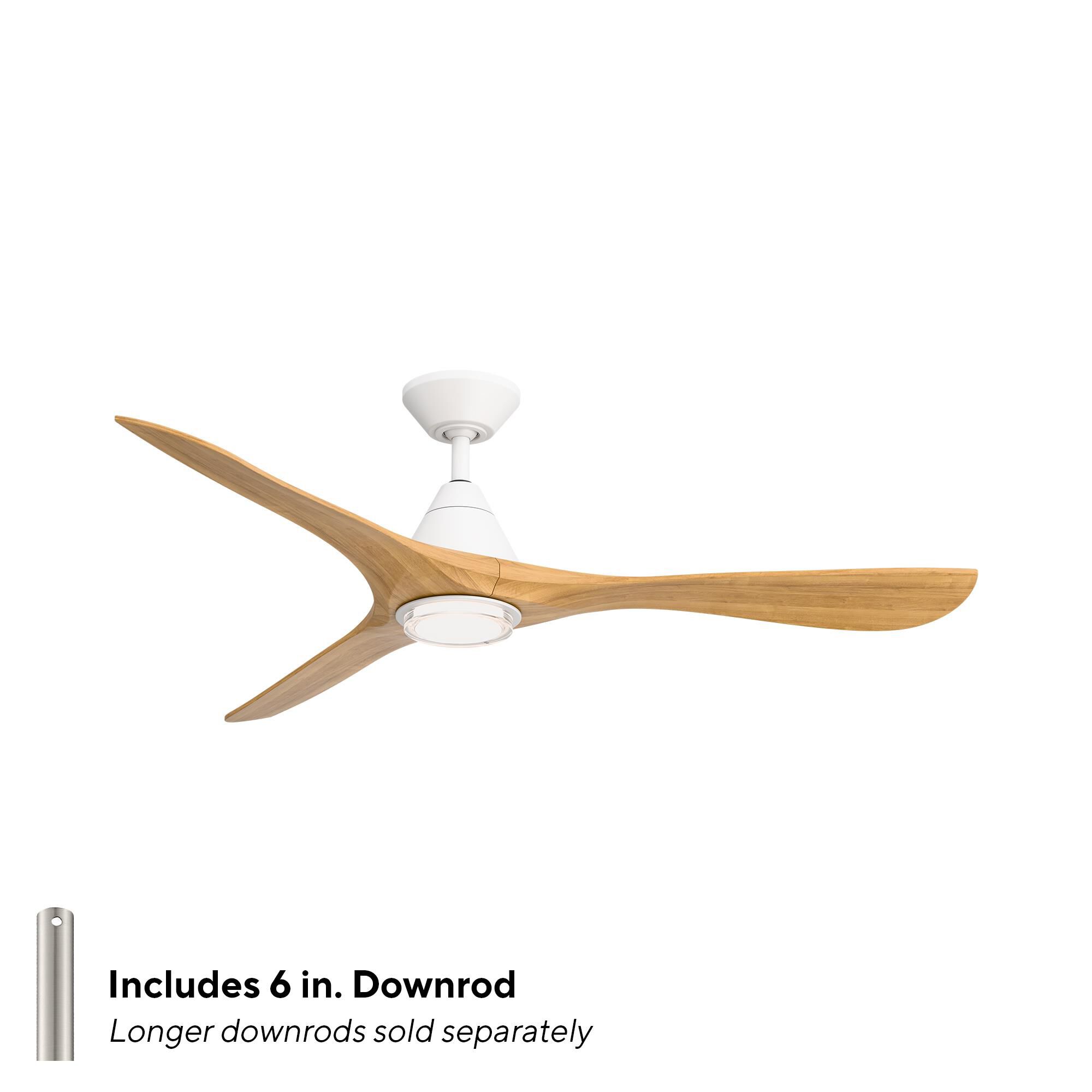 Carve 60 Inch Ceiling Fan with Light Kit by Modern Forms