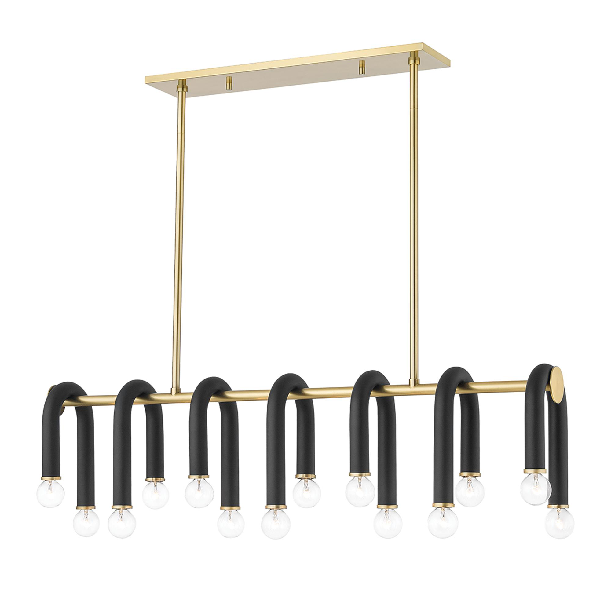 Whit Small Linear Chandelier,