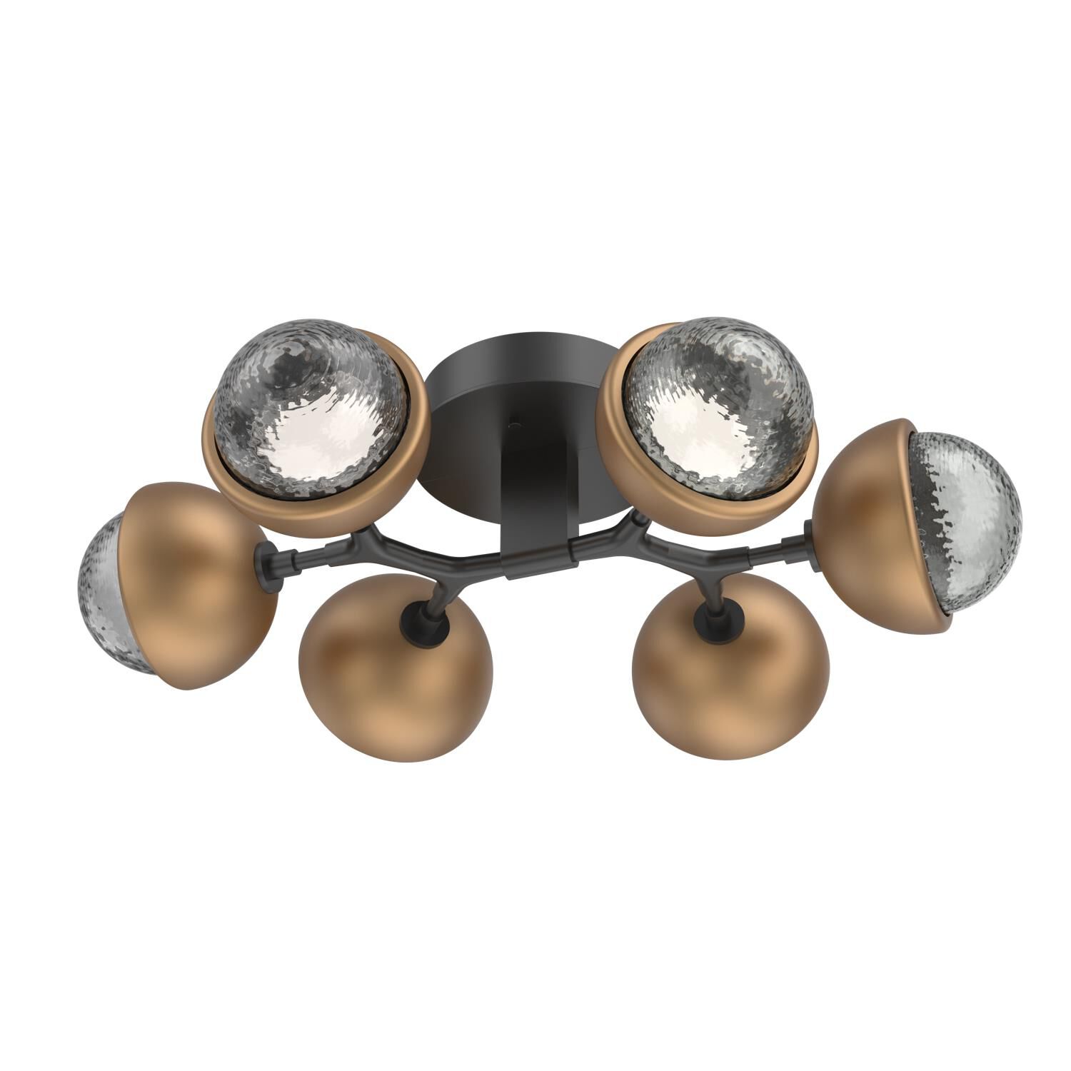 Levi Wilson Cabochon 27 Inch Flush Mount by Hammerton Studio