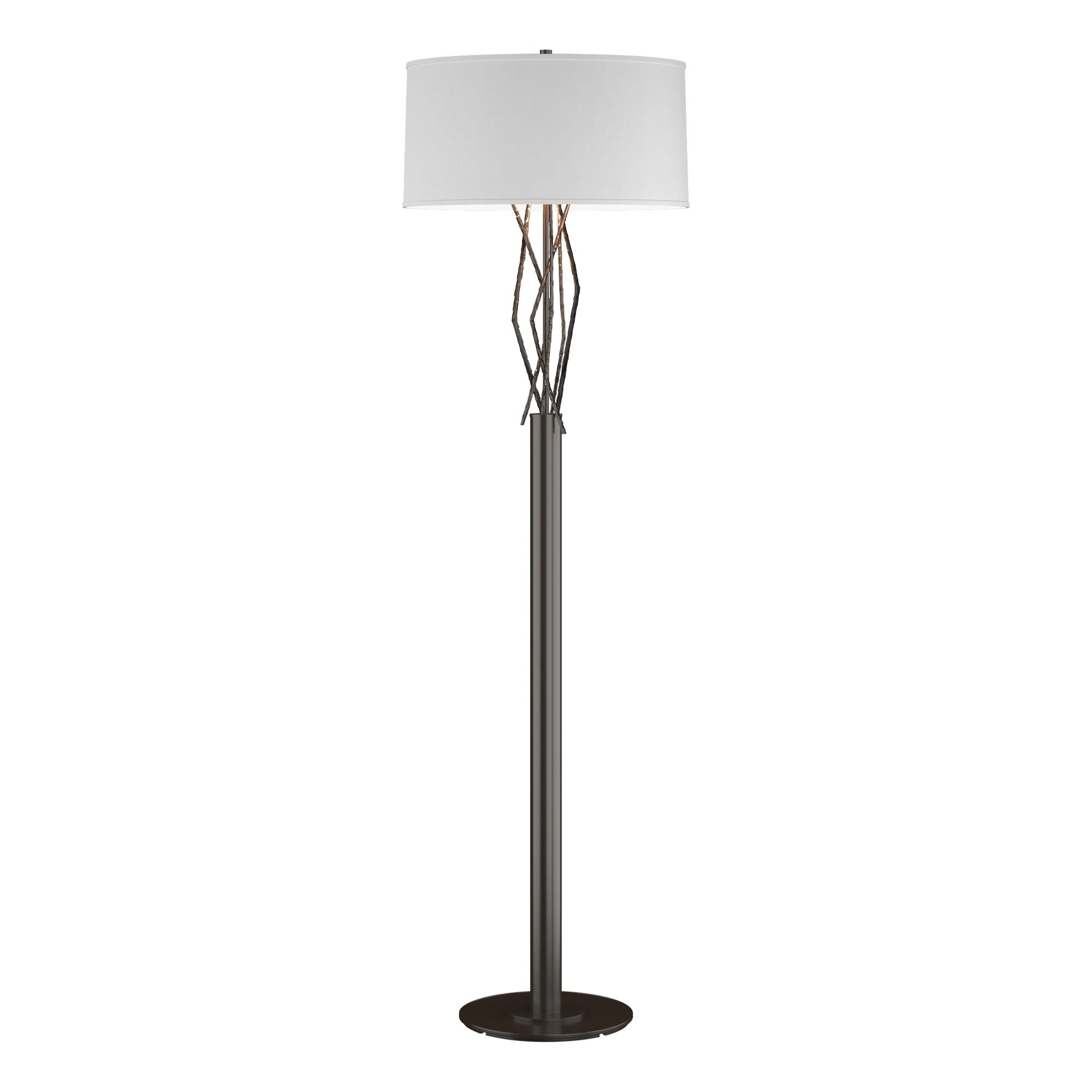 Shown in Oil Rubbed Bronze finish and Natural Anna shade