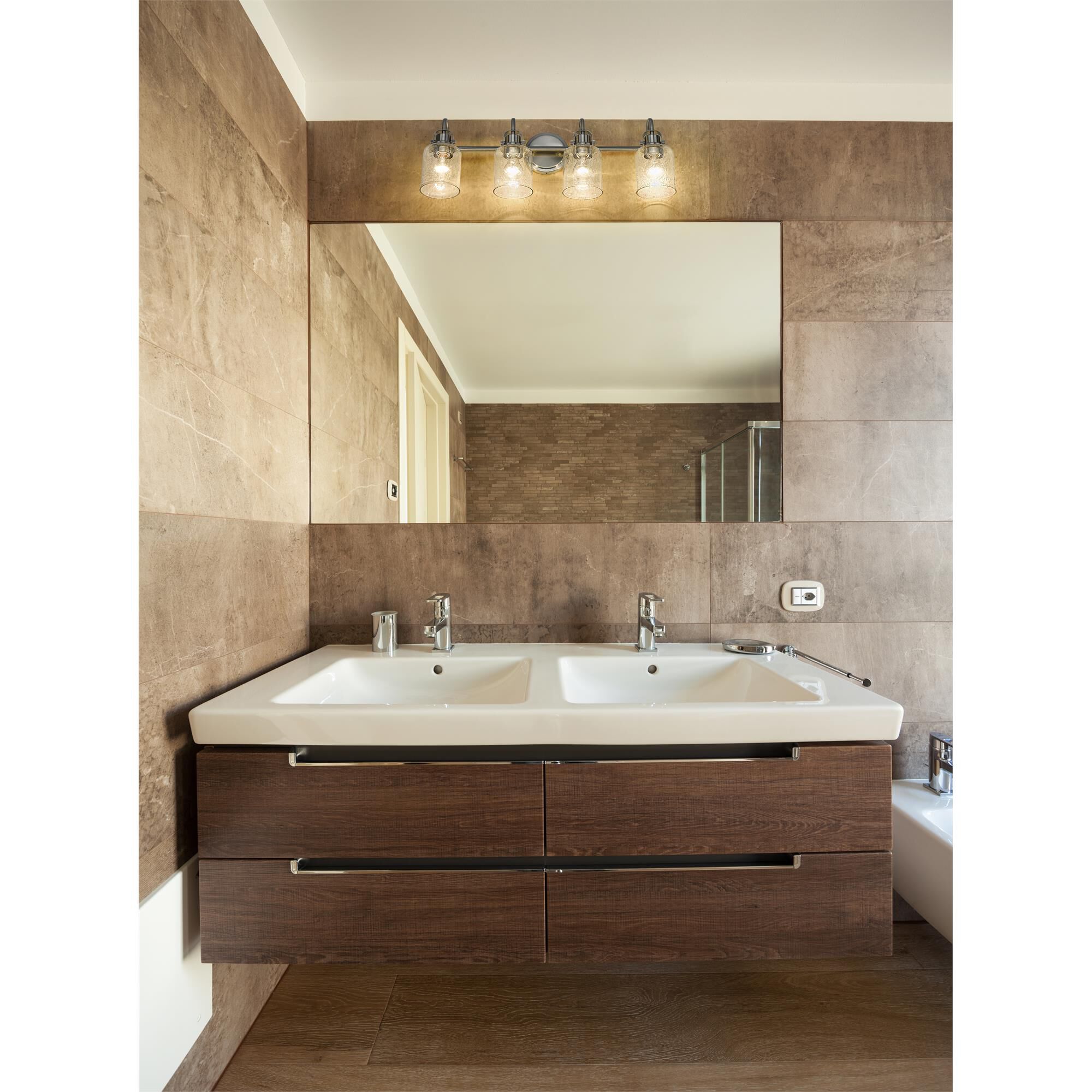 Shown in Brushed Nickel finish