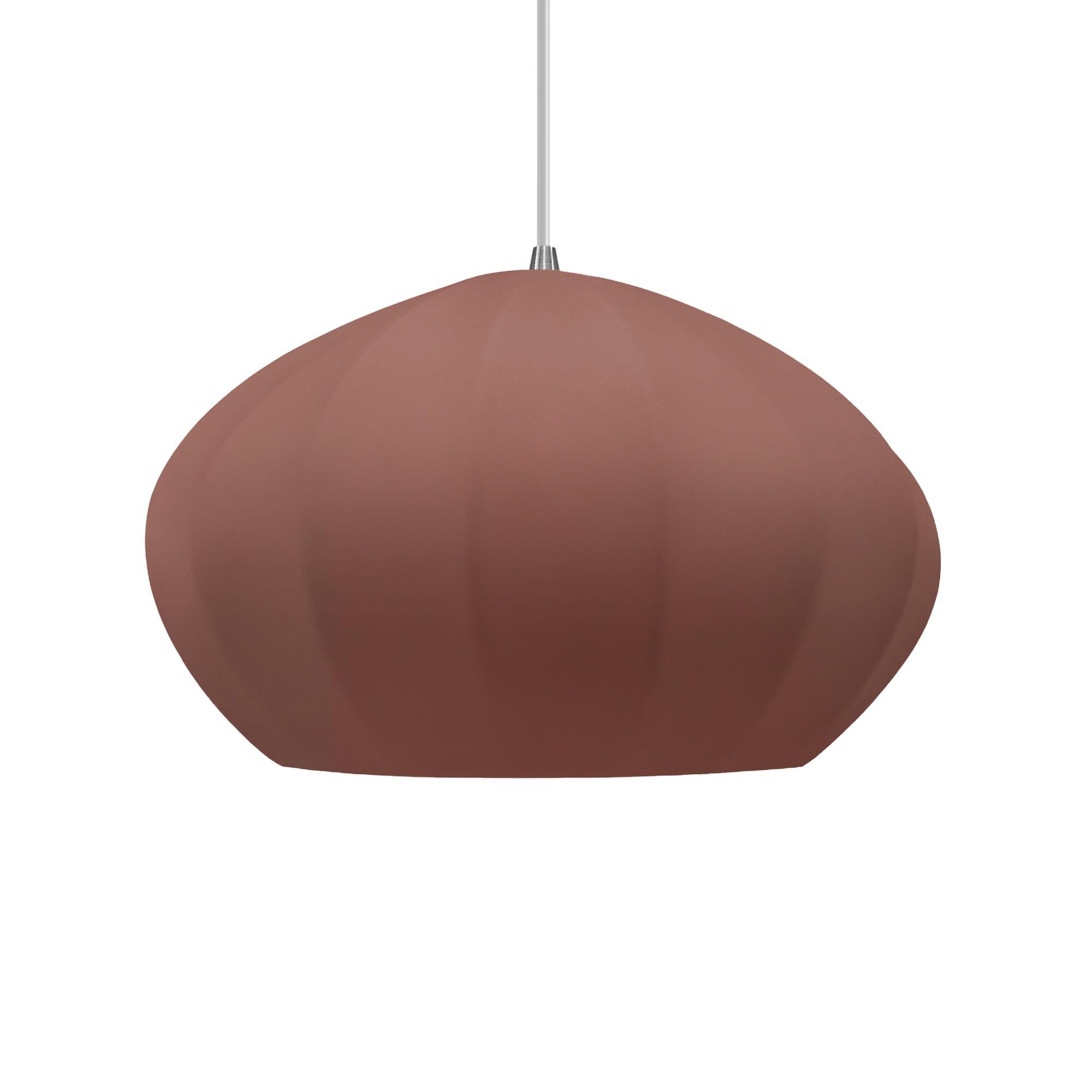 Shown in Brushed Nickel finish and Canyon Clay shade