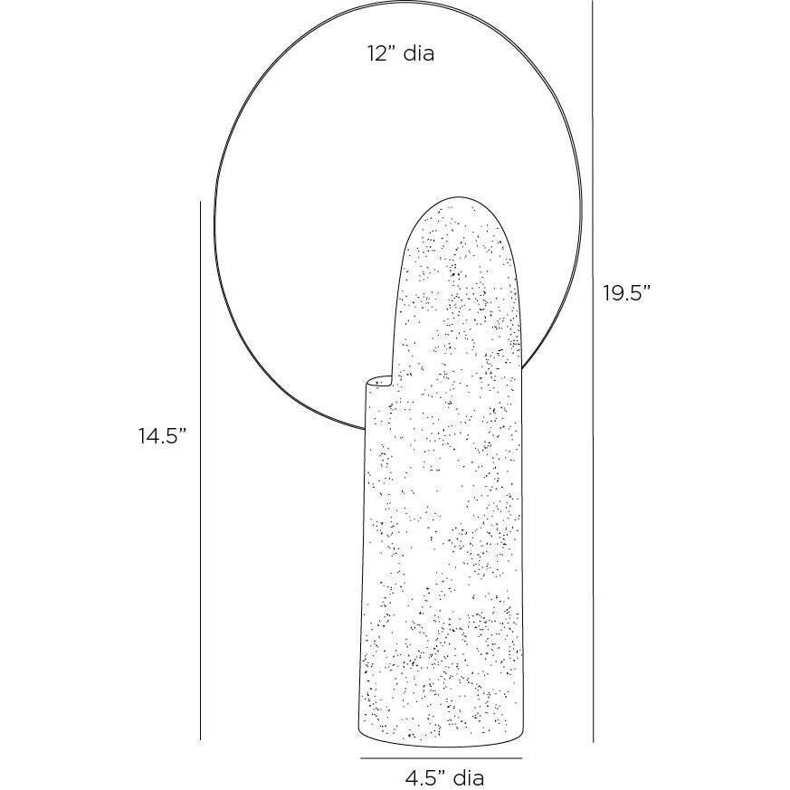 Eclipse 20 Inch Table Lamp by Arteriors Home