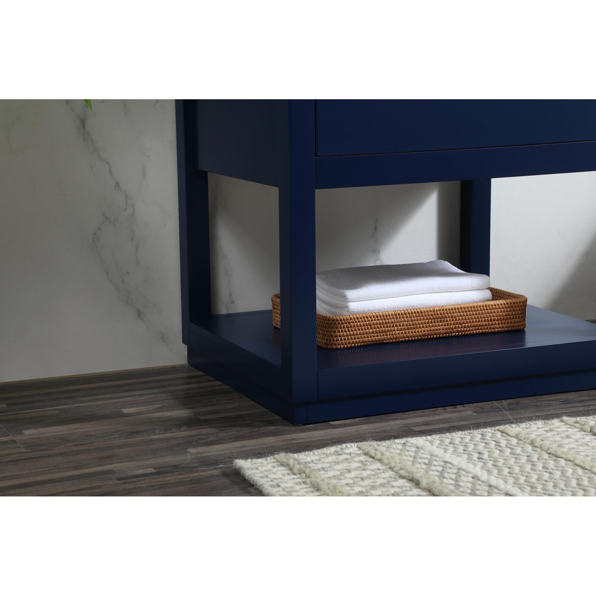 Shown in Blue finish