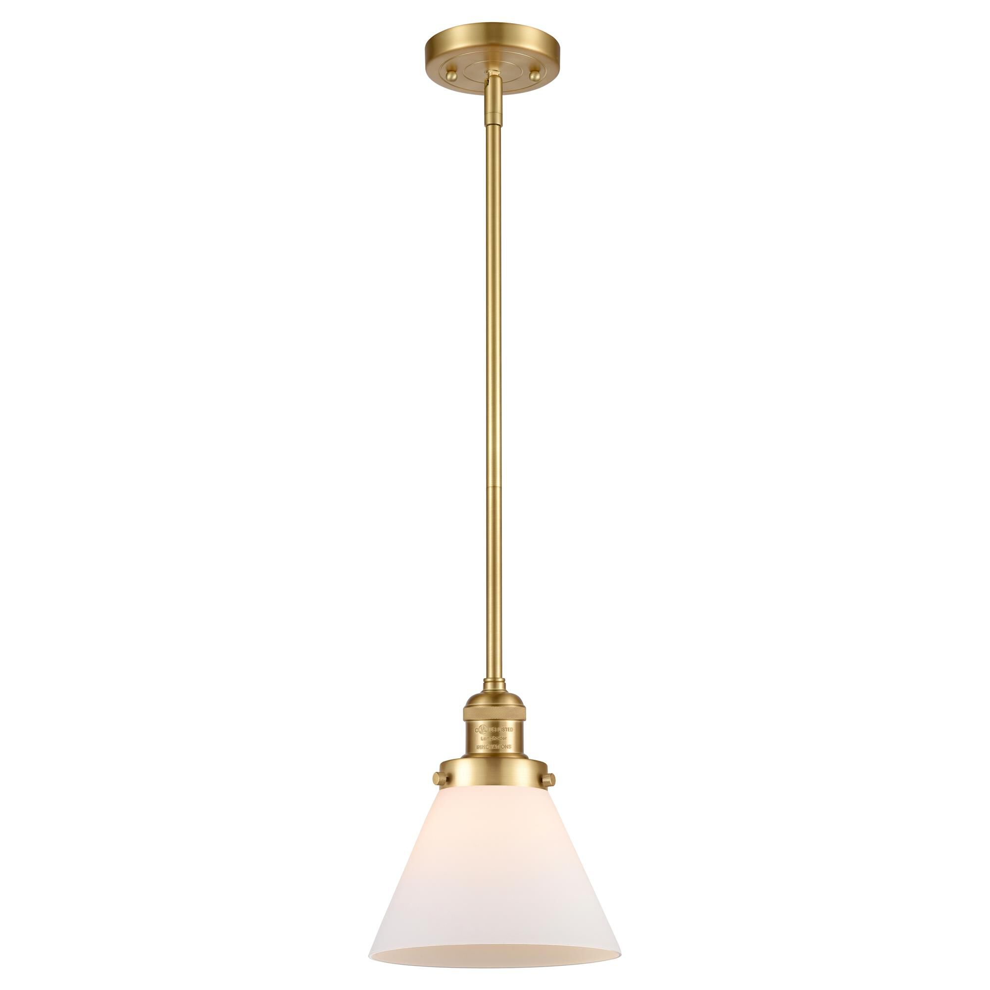 Bruno Marashlian Large Cone 8 Inch Mini Pendant by Innovations Lighting