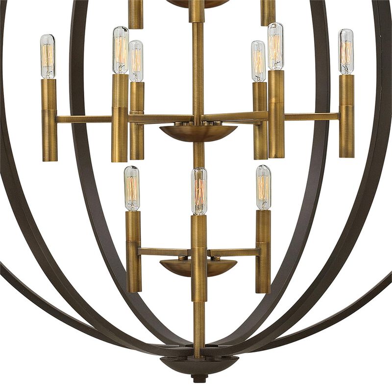 Euclid 36 Inch Chandelier by Hinkley