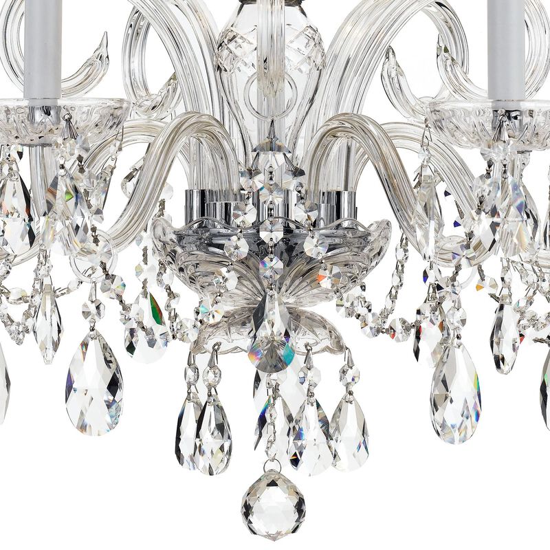 Traditional Crystal 22 Inch Chandelier by Crystorama