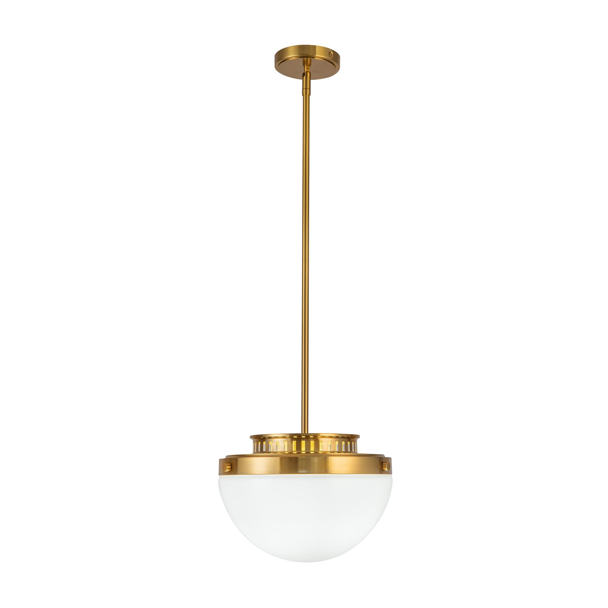 Shown in Brushed Brass finish