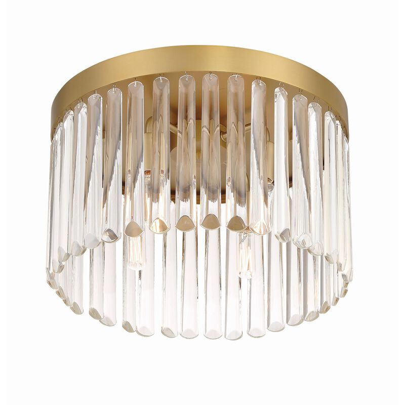 Emory 15 Inch 4 Light Flush Mount by Crystorama