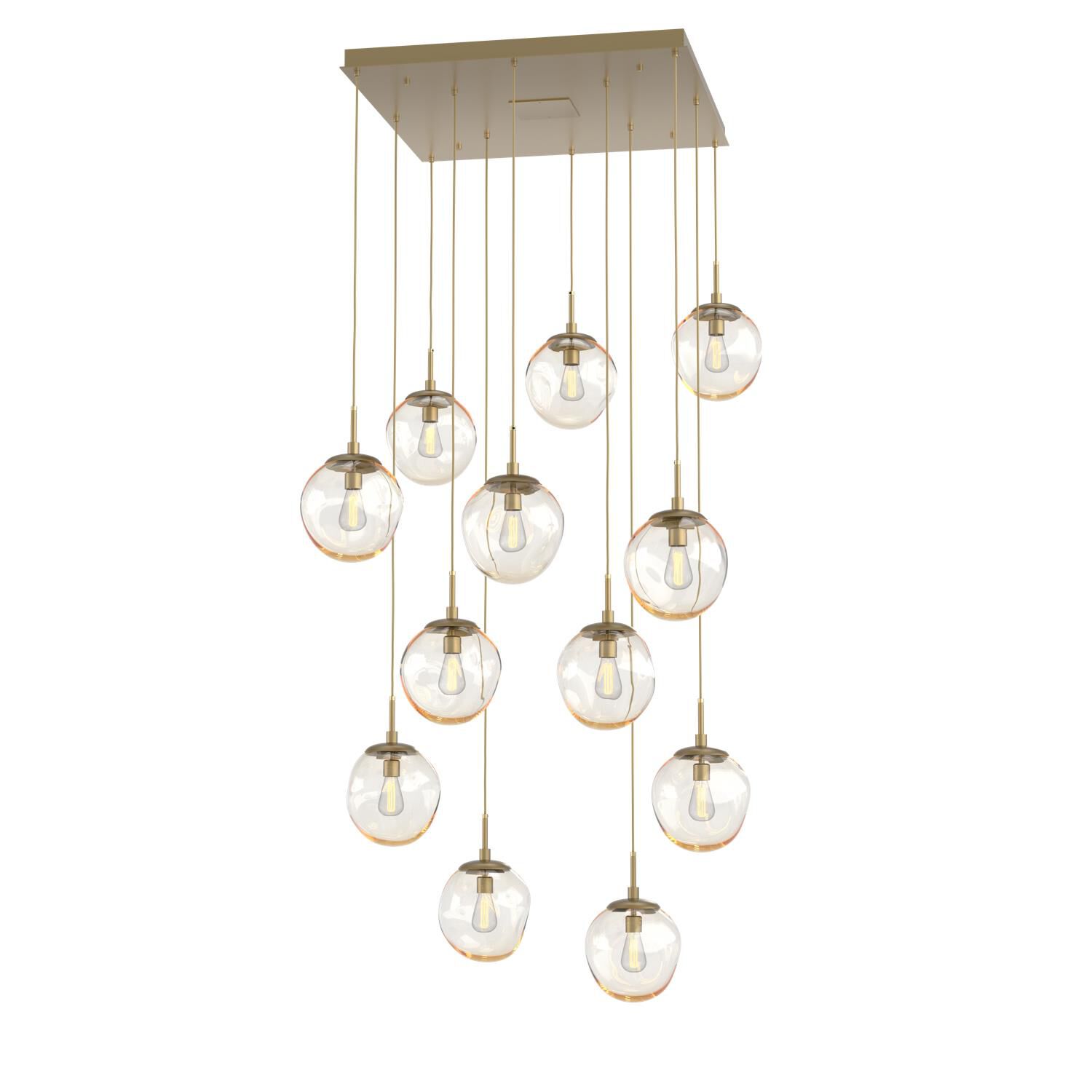 Levi Wilson Nebula 38 Inch 12 Light Multi Light Pendant by Hammerton Studio