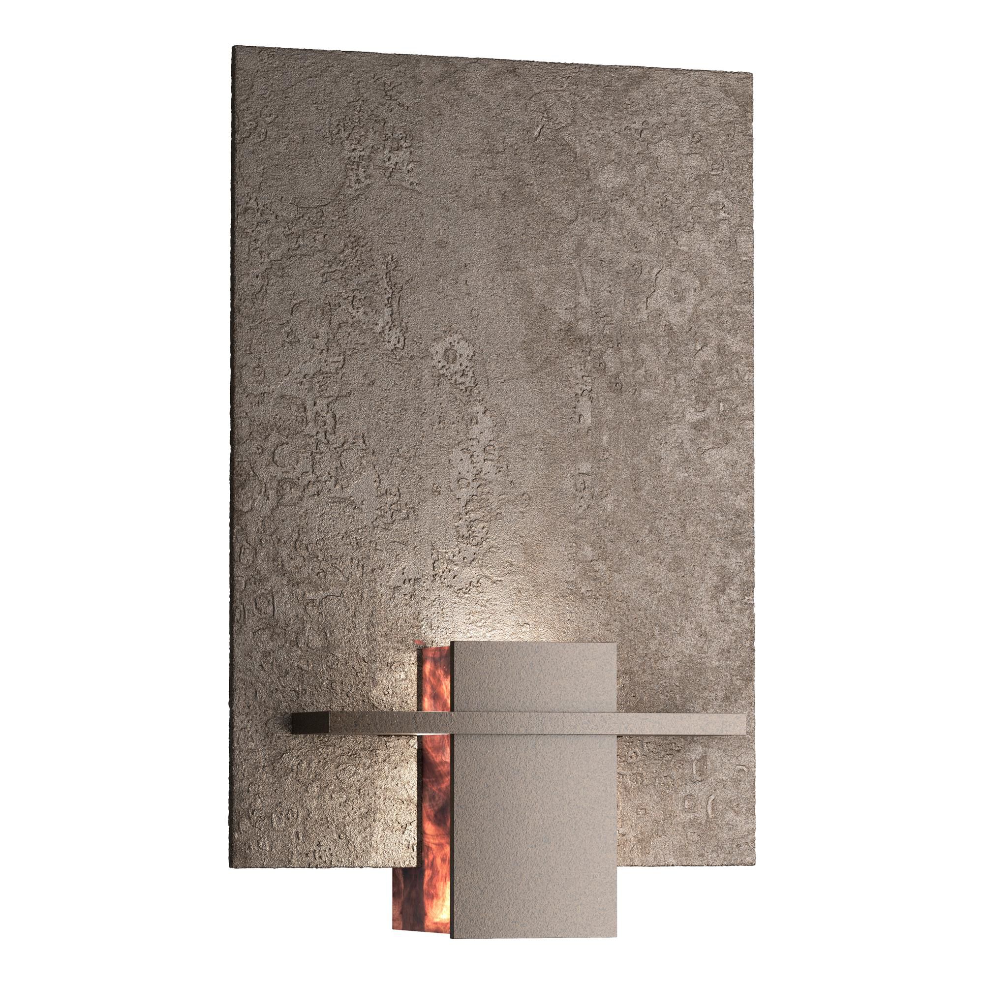 Shown in Oil Rubbed Bronze finish and Topaz glass