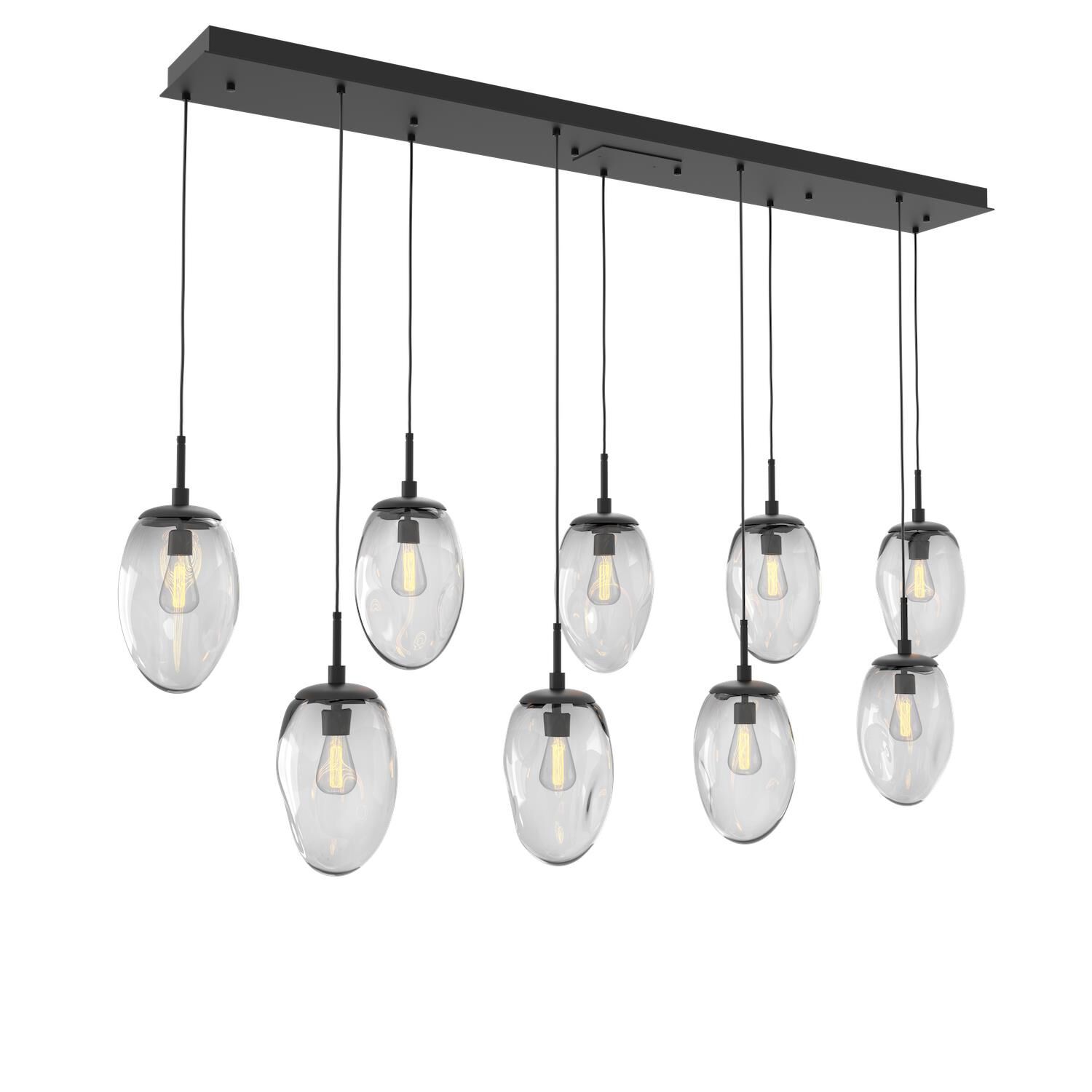 Levi Wilson Nebula 68 Inch 9 Light Linear Suspension Light by Hammerton Studio