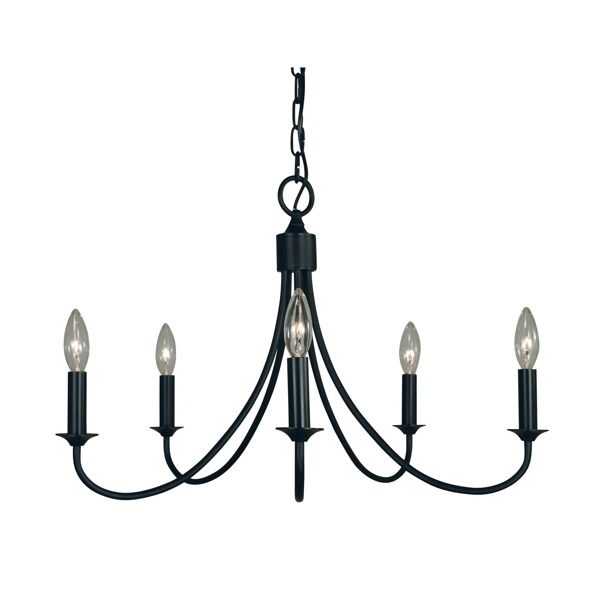 Maisonette 24 Inch 5 Light LED Chandelier by Framburg