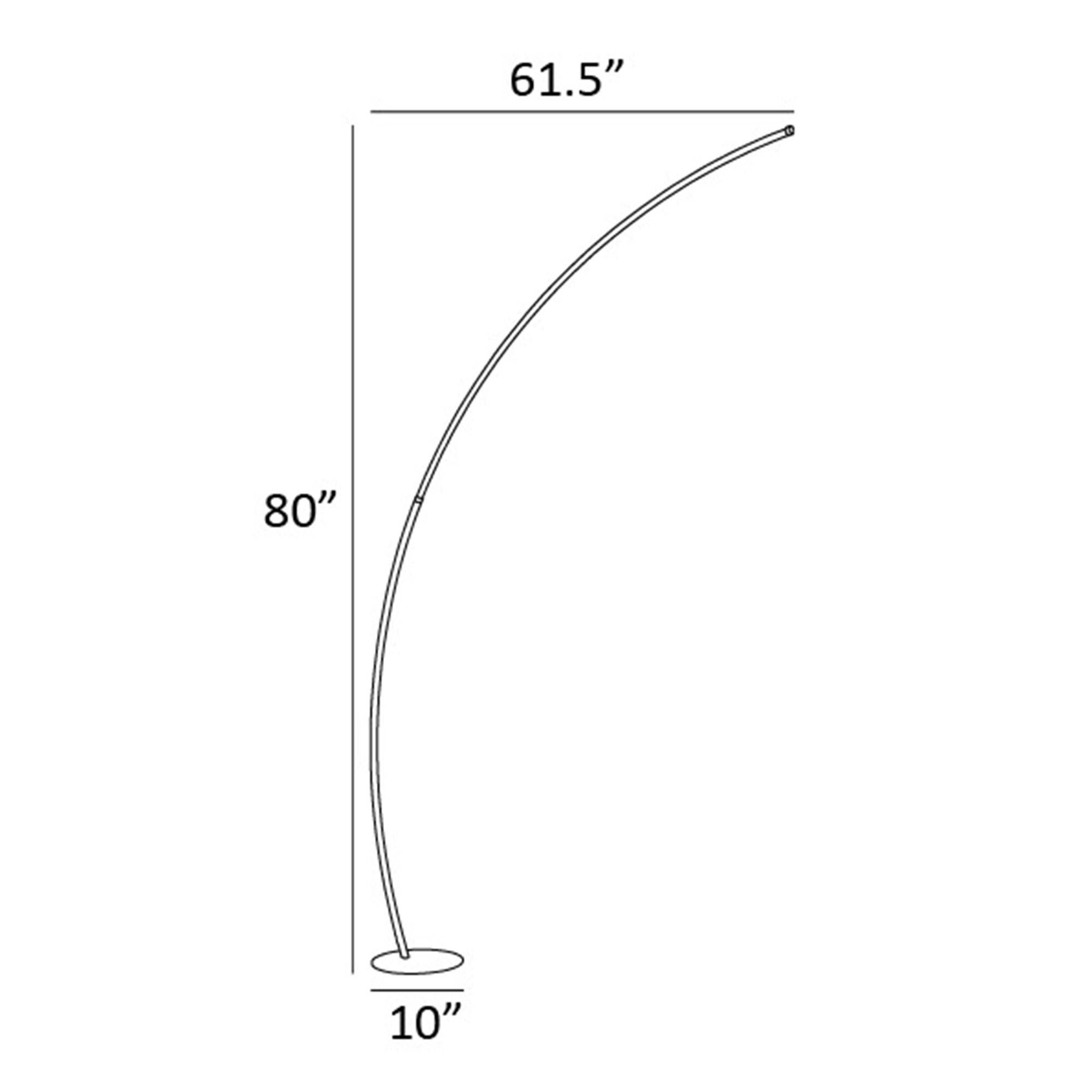 Shown in Black finish and Black shade