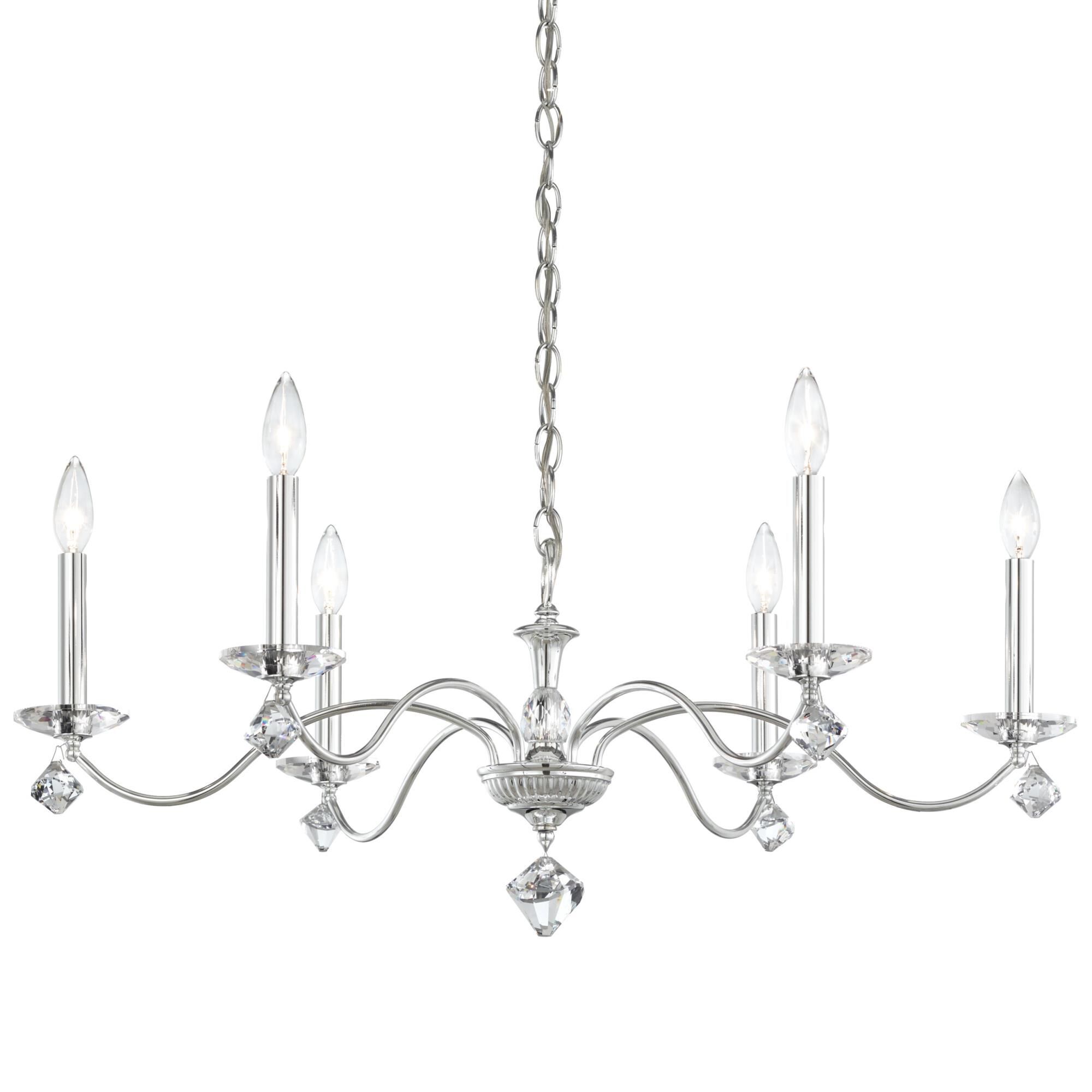 Modique 32 Inch 6 Light Chandelier by Schonbek
