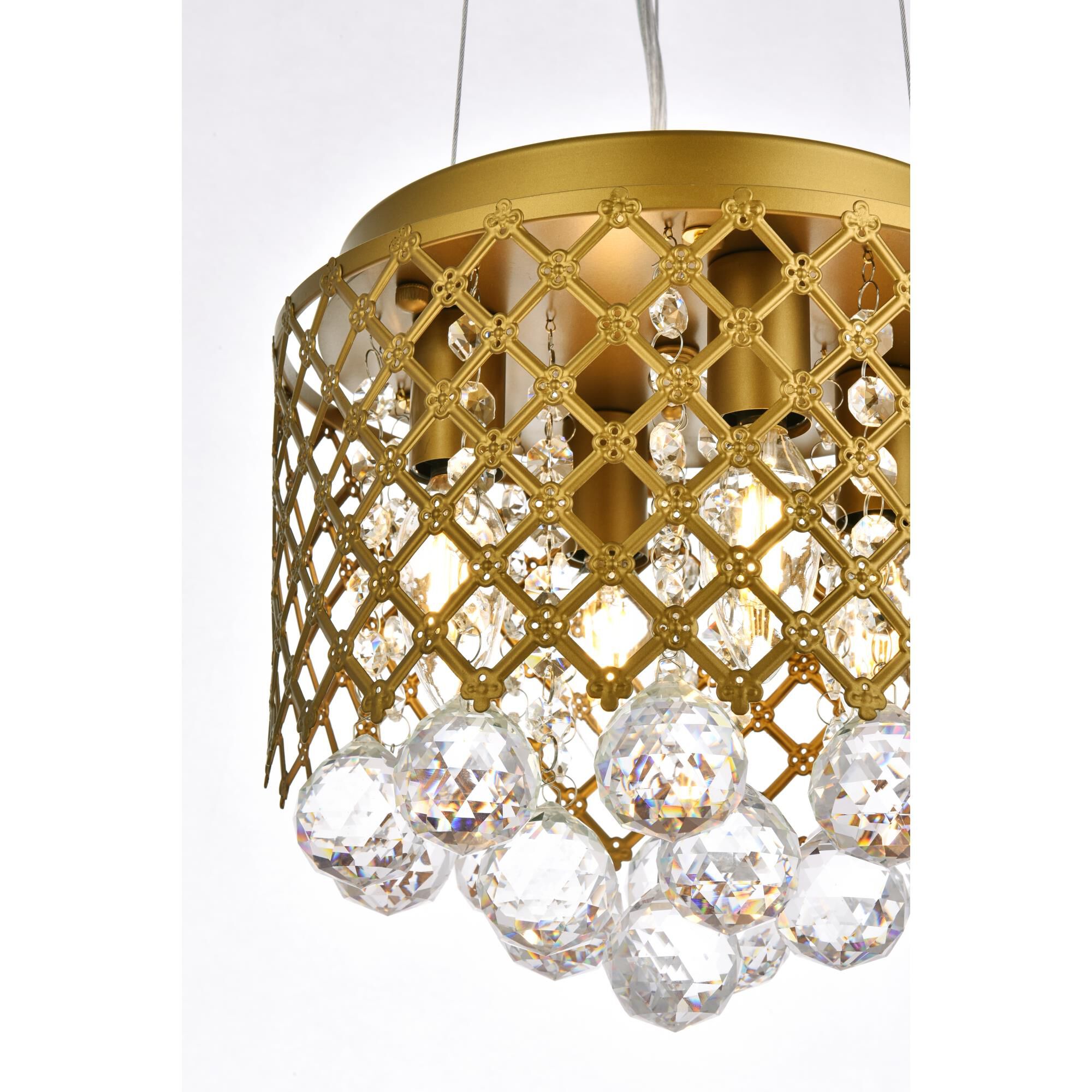 Tully 10 Inch Mini Pendant by Elegant Lighting