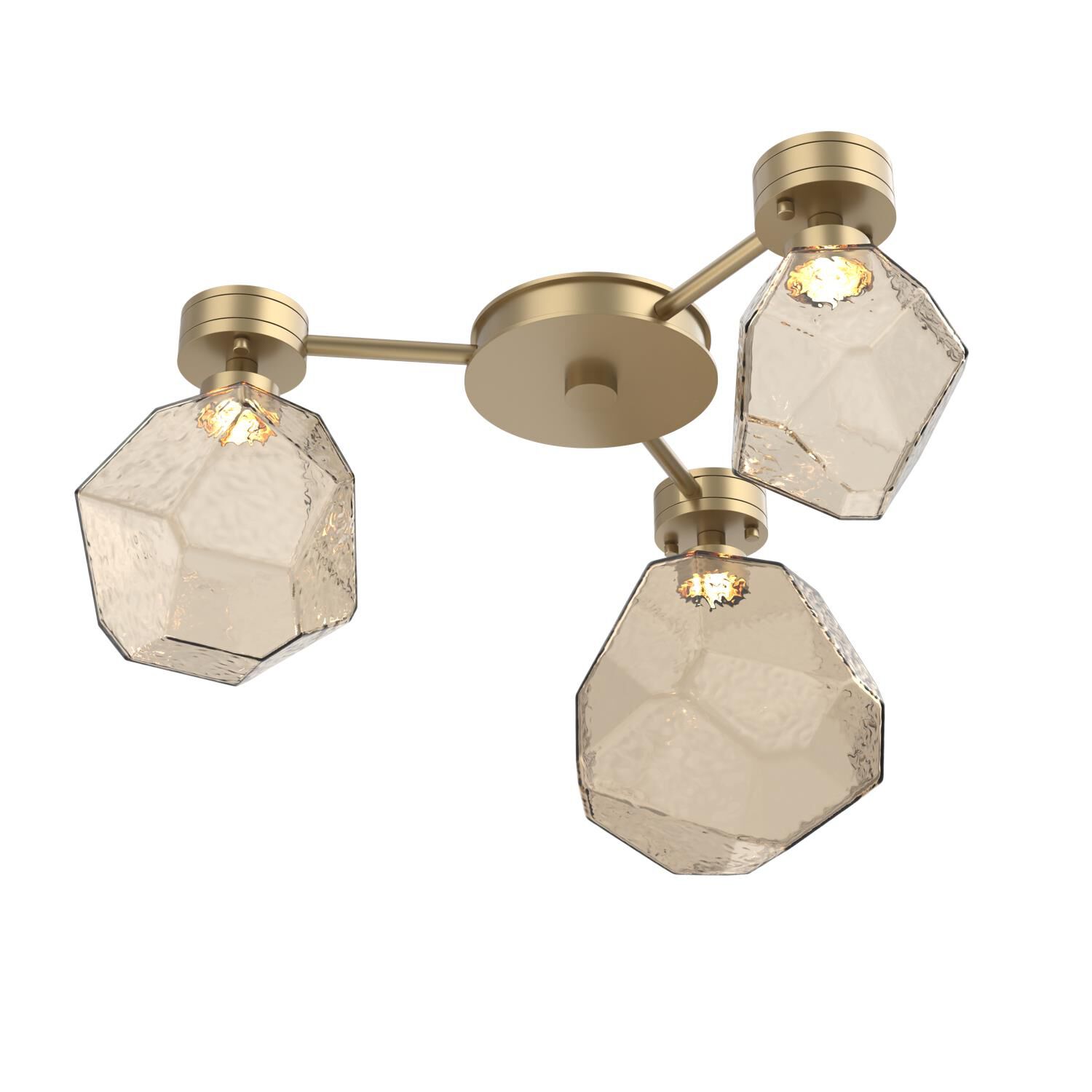 Levi Wilson Gem 24 Inch Semi Flush Mount by Hammerton Studio