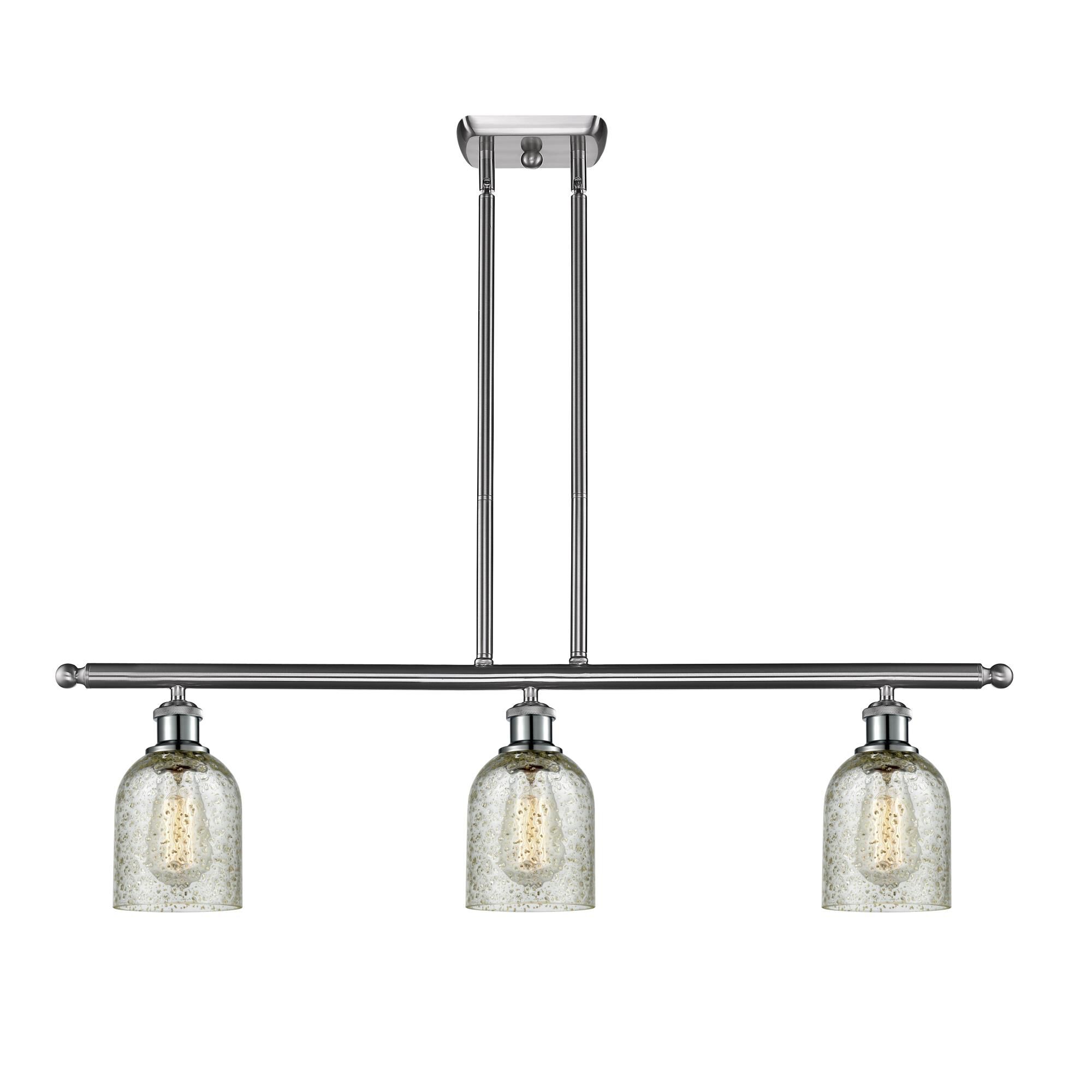 Shown in Brushed Satin Nickel finish and Mica glass