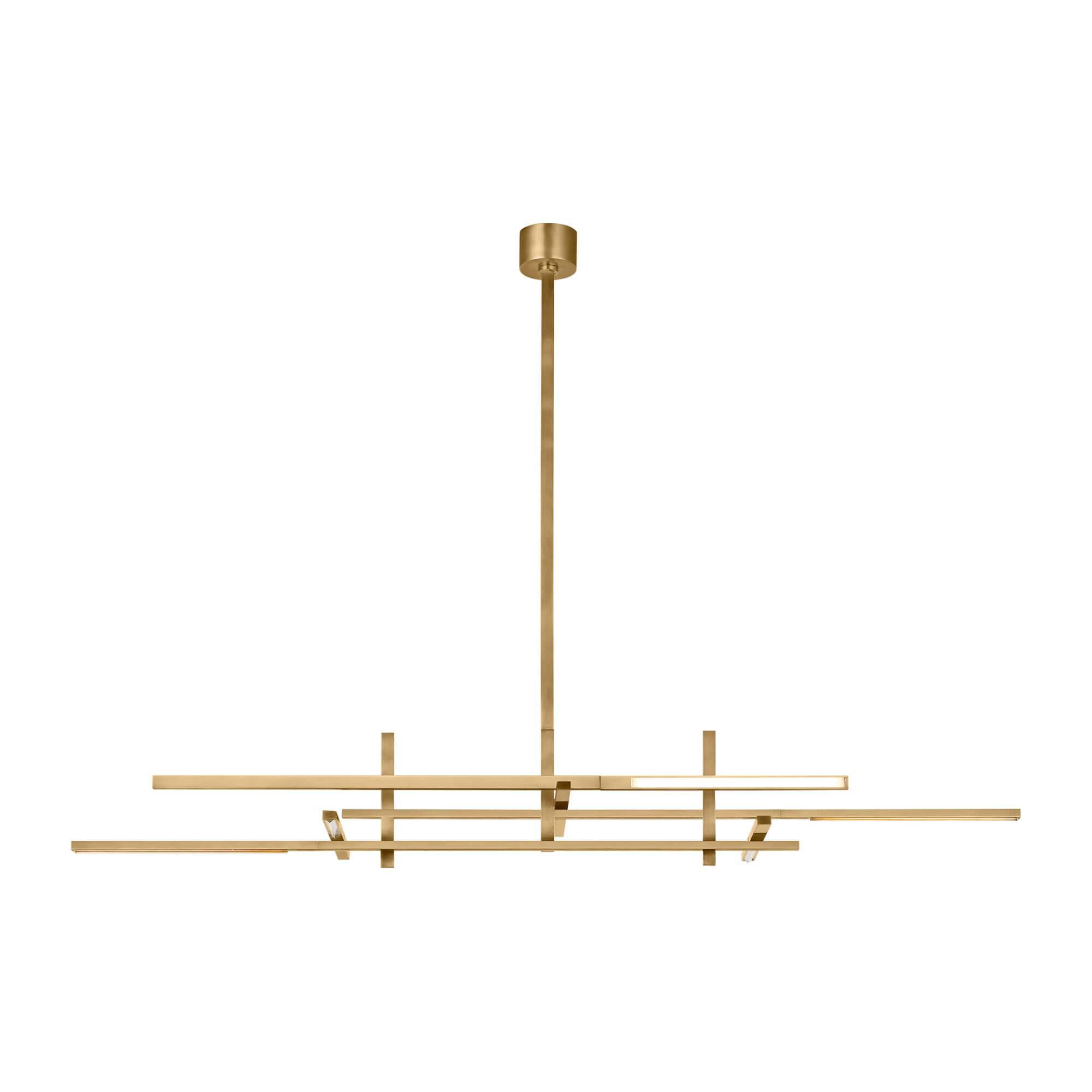 Shown in Hand Rubbed Antique Brass finish and Clear Crystal glass