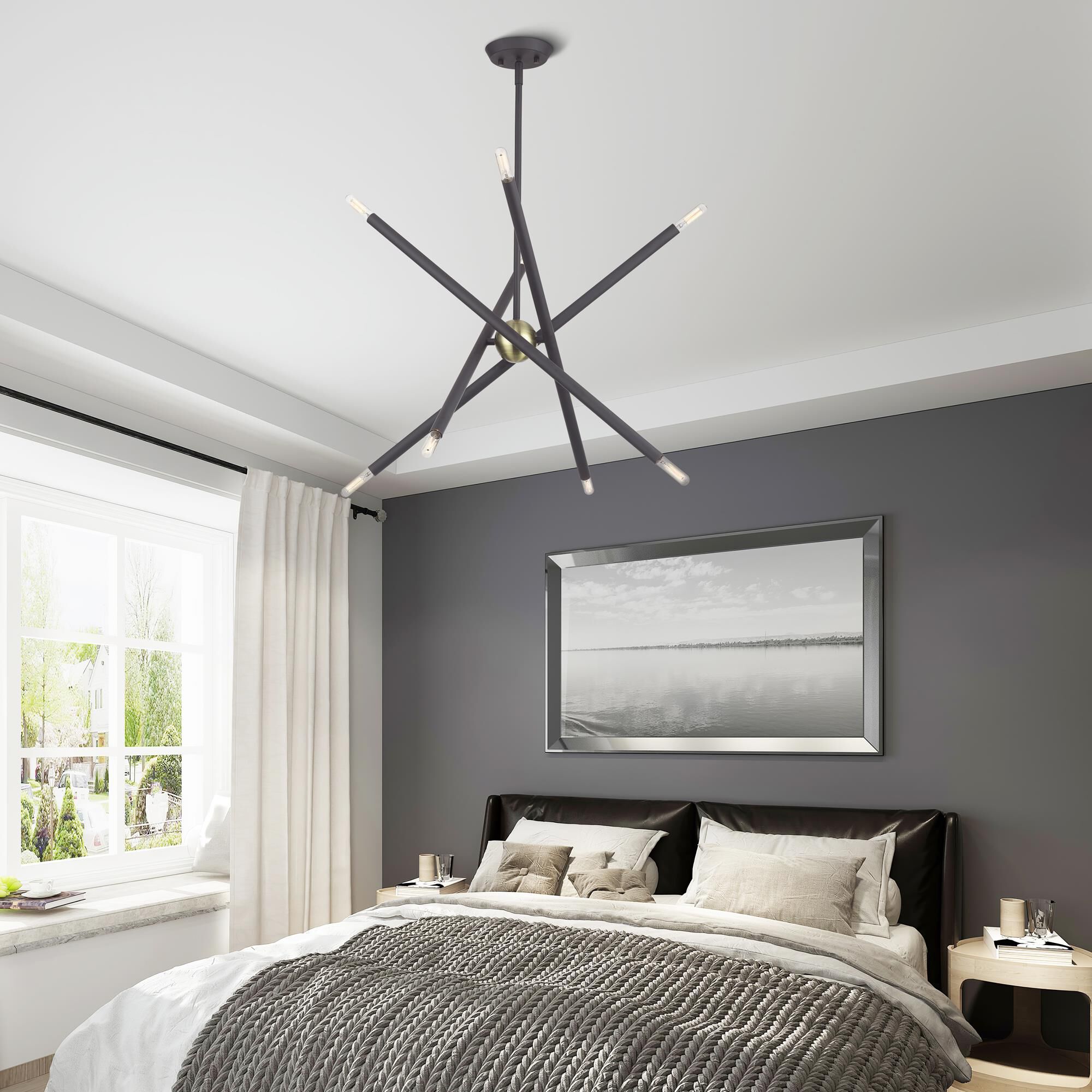 Shown in Bronze with Antique Brass Accents finish