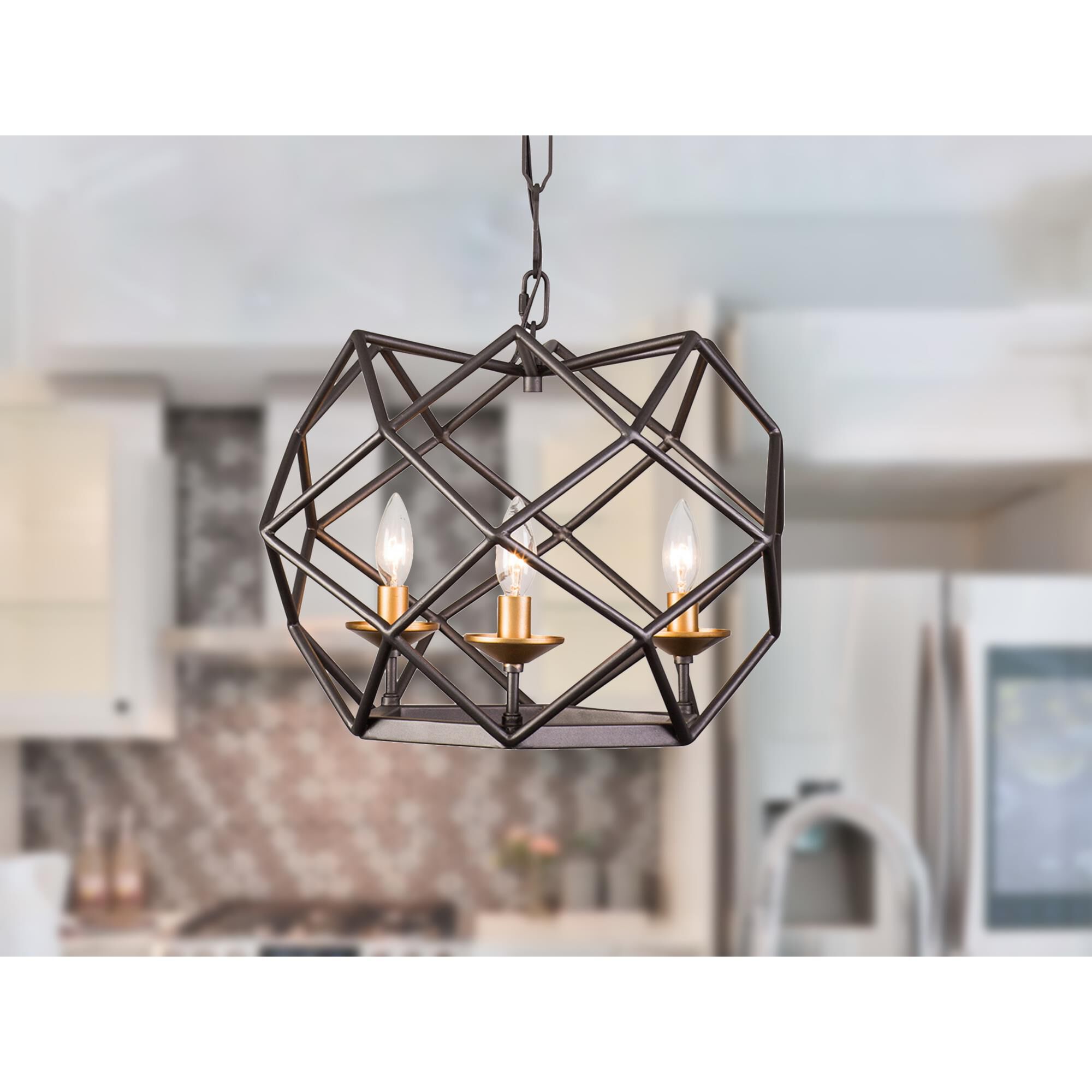 Geo 18 Inch Large Pendant by Varaluz