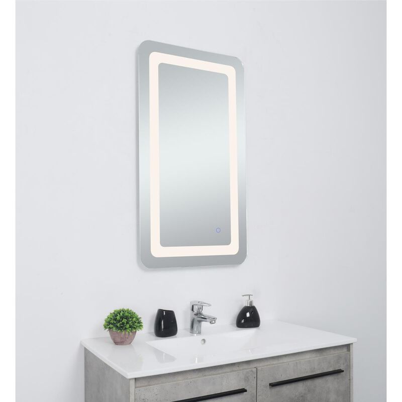 Genesis 36 Inch LED Lighted Mirror by Elegant Decor