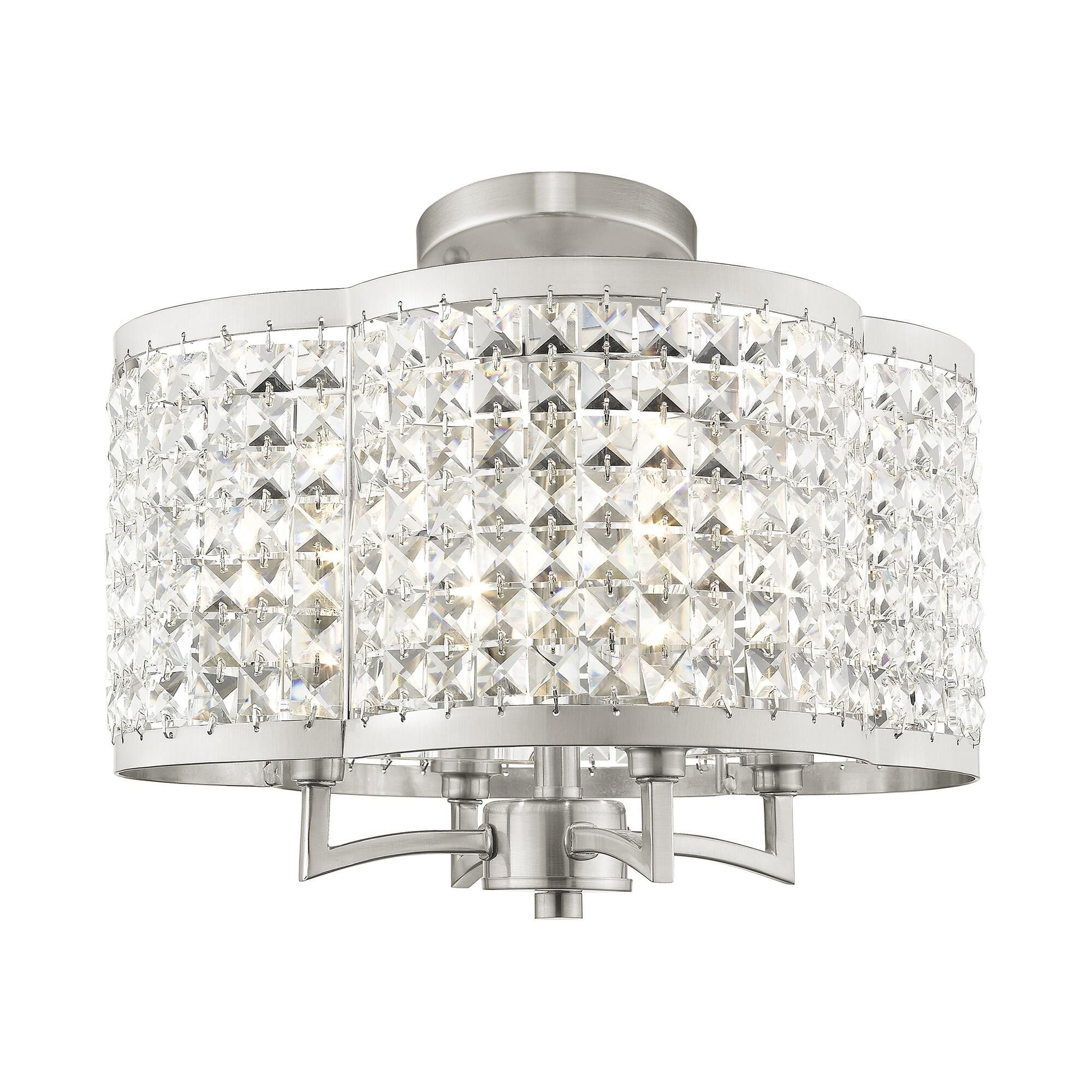 Grammercy 14 Inch 4 Light Mini Chandelier by Livex Lighting