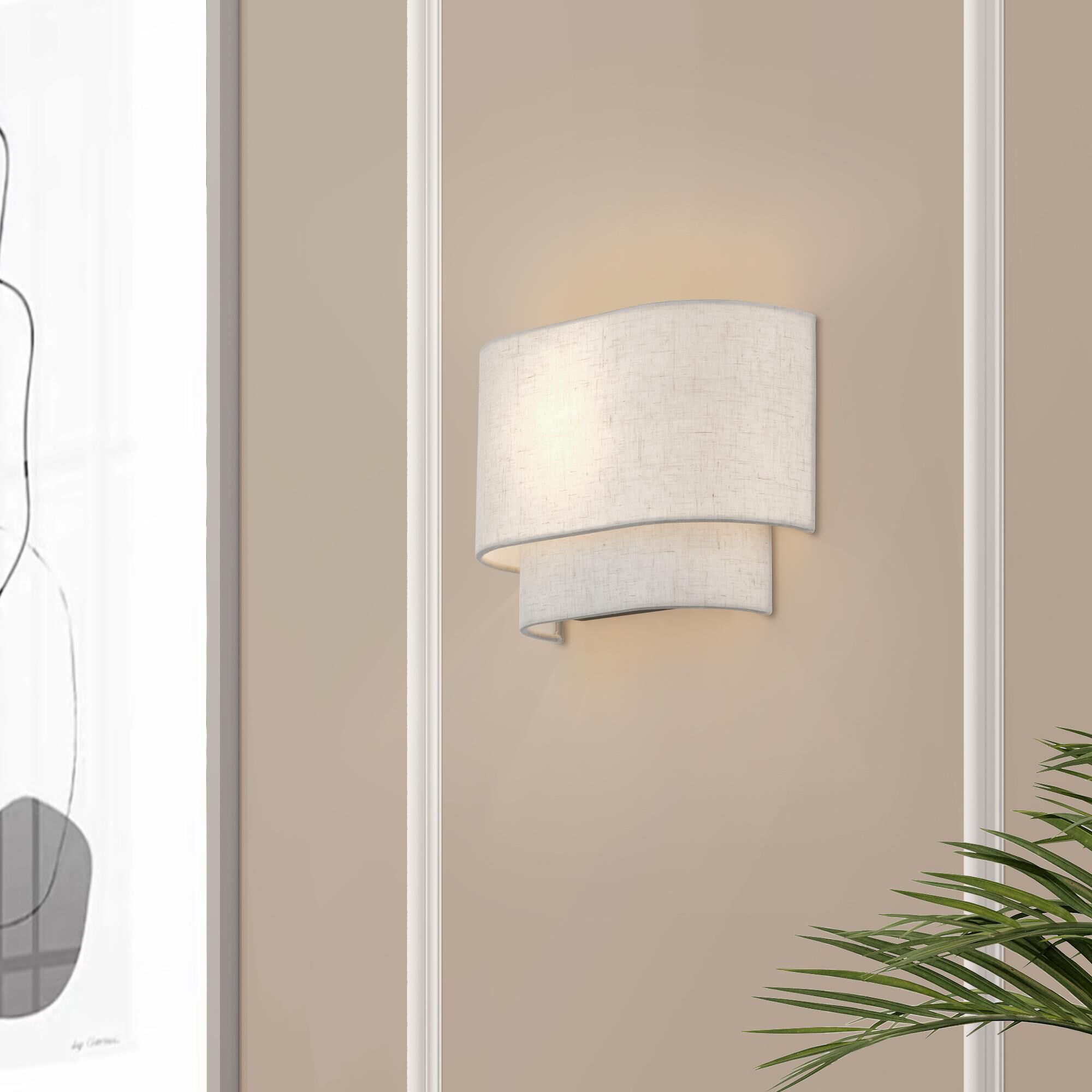 Manorwood 8 Inch Wall Sconce by Livex Lighting